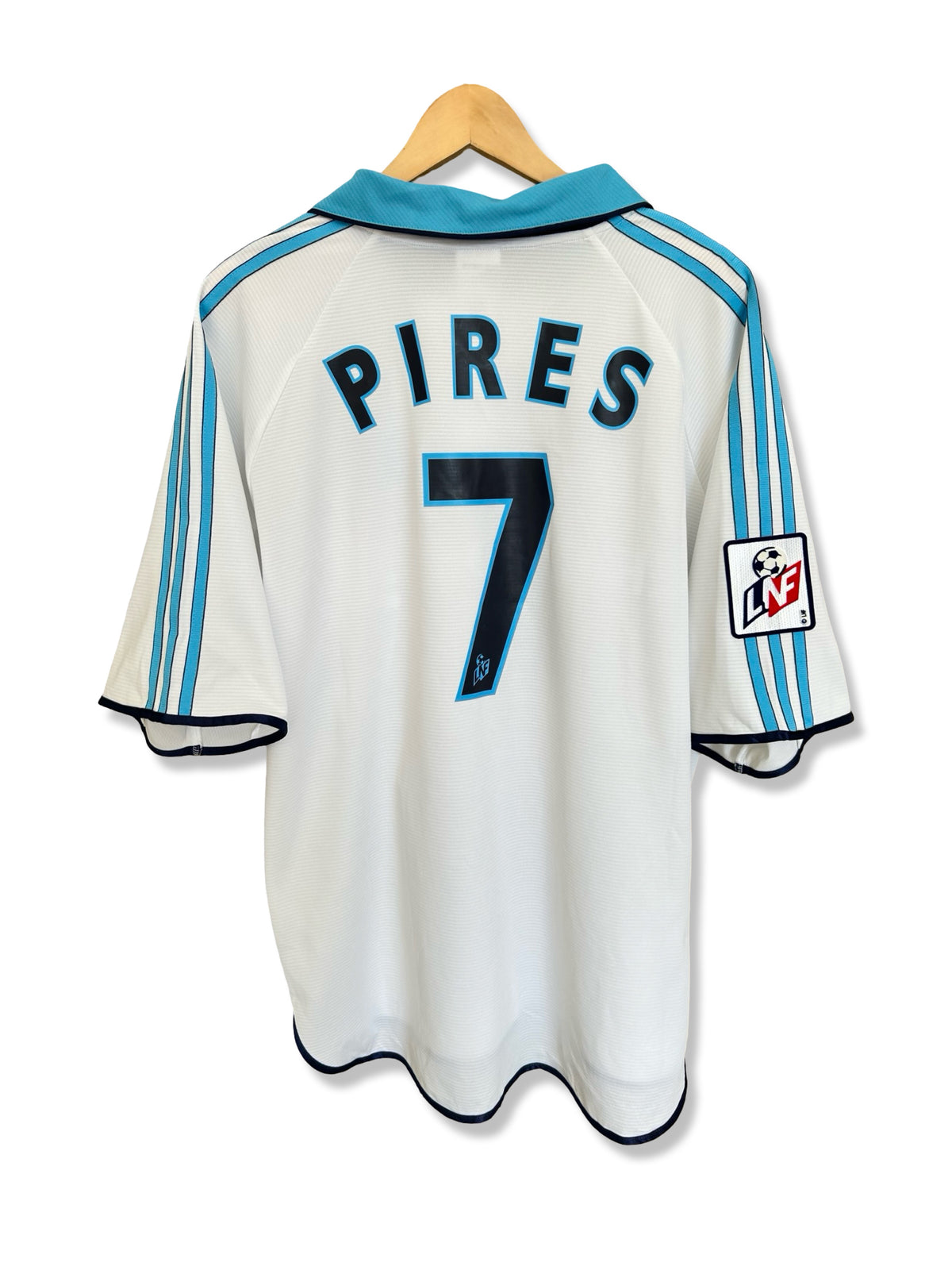 Marseille 1998-99 Home Shirt - Pires #7 - L