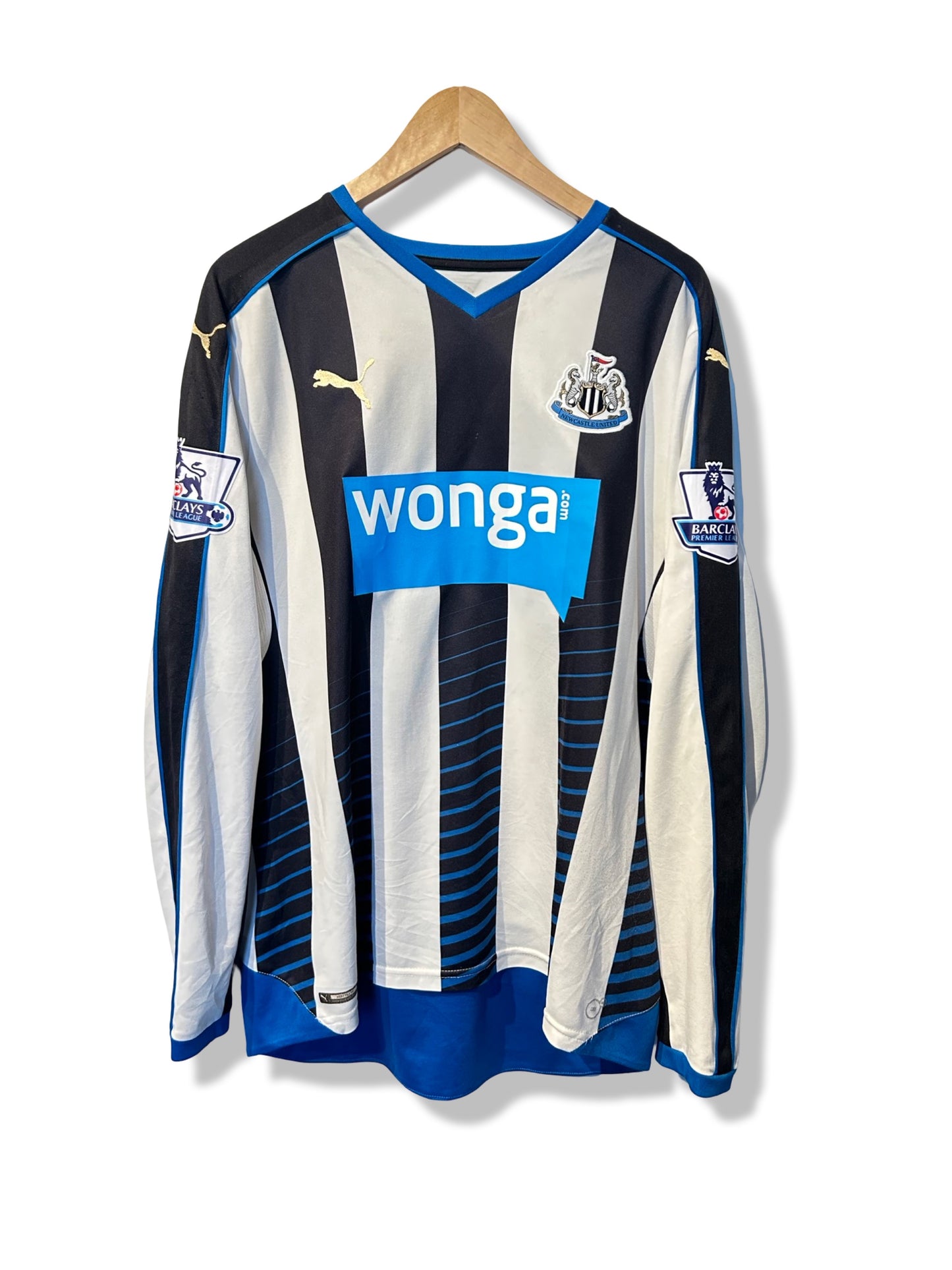 Newcastle 2015-16 Home Shirt L/S - Mitrovic #45 - M