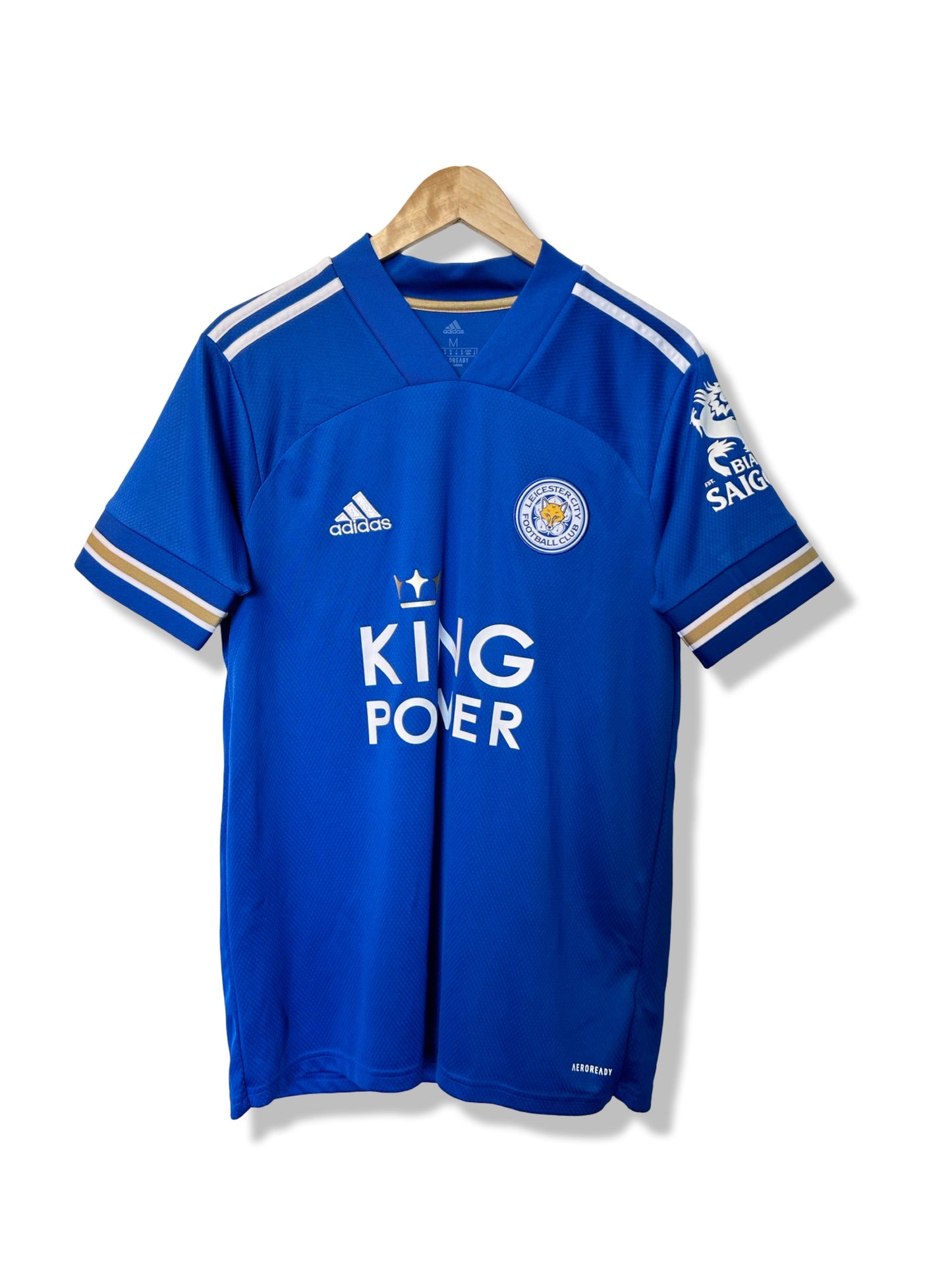 Leicester 2020-21 Home Shirt - Vardy #9 - M