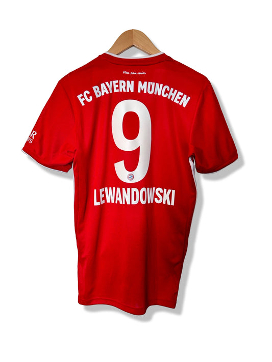 Bayern 2020-21 Home Shirt - Lewandowski #9 - S