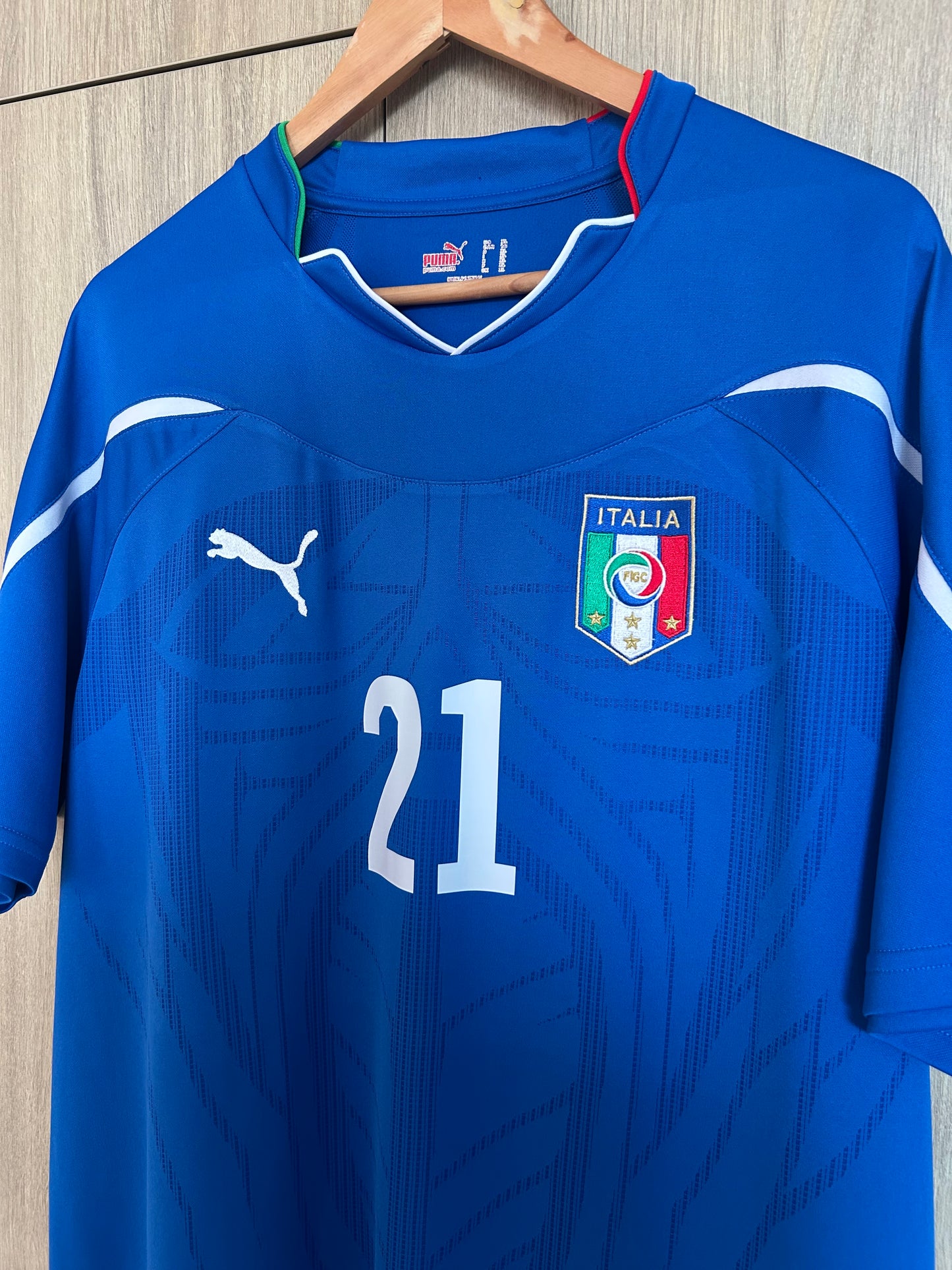 Italy 2010-12 Home Shirt- Pirlo #21 - XL