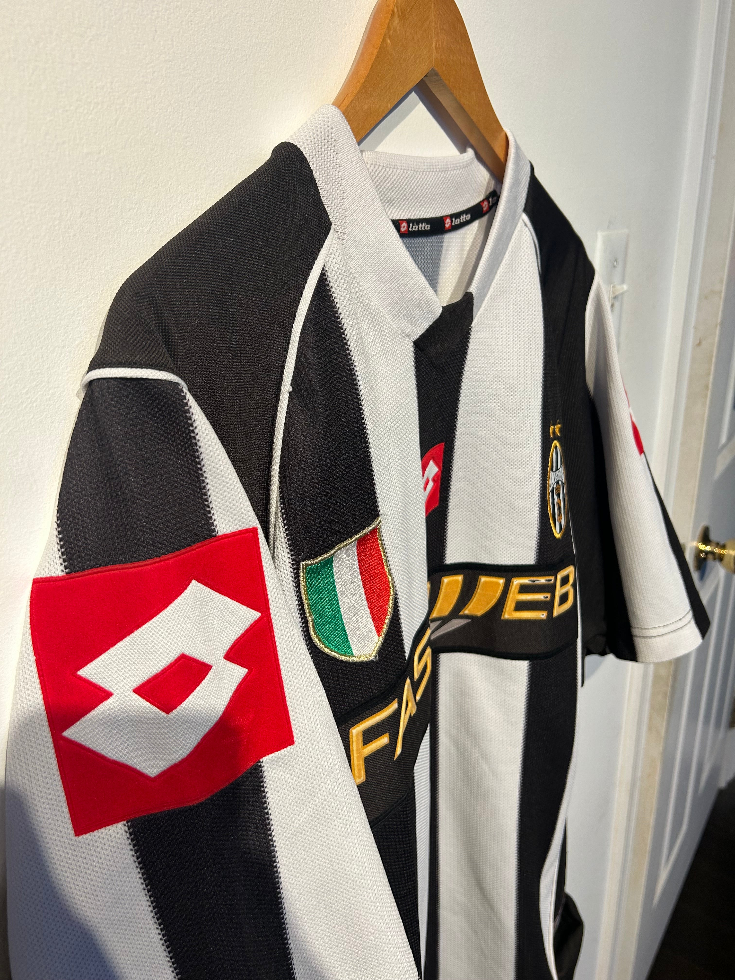Juventus 2002-03 Home Shirt - Del Piero #10 - XL/ XXL – Football