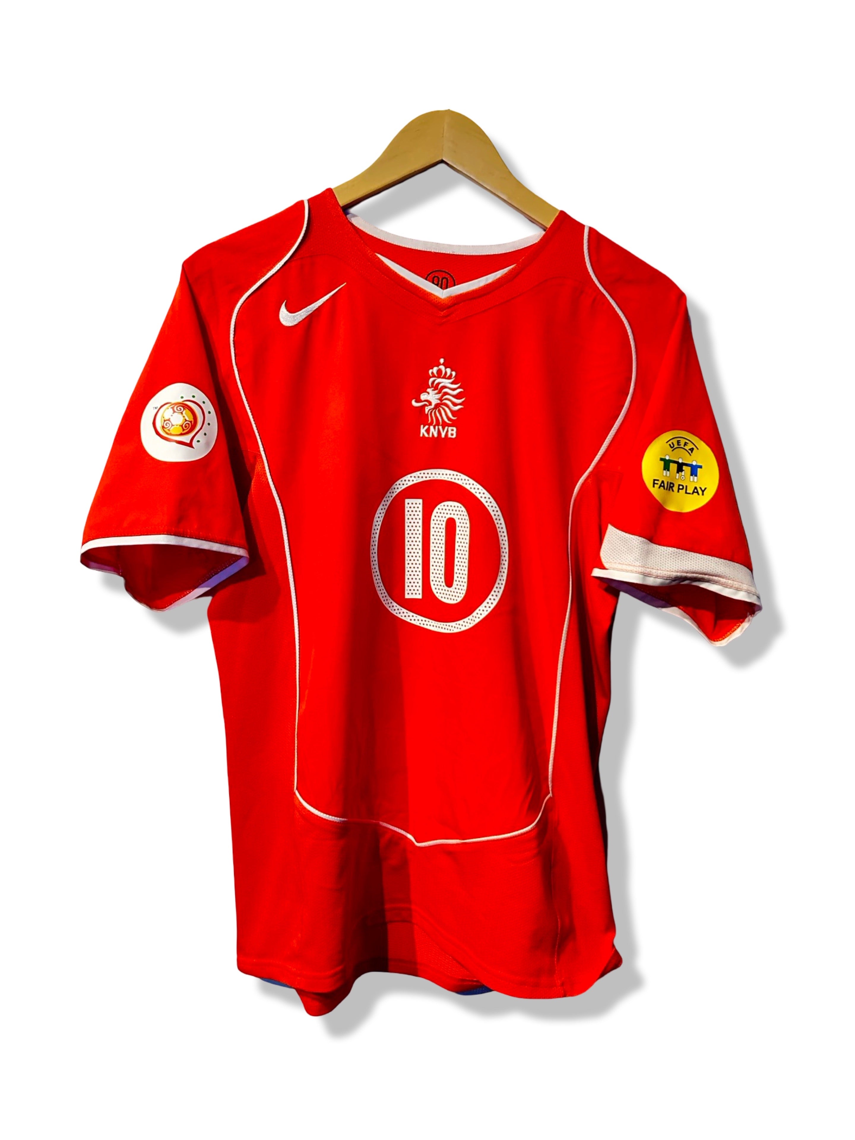 Netherlands 2004-06 Home Shirt - V.Nistelrooy #10 - S – Football