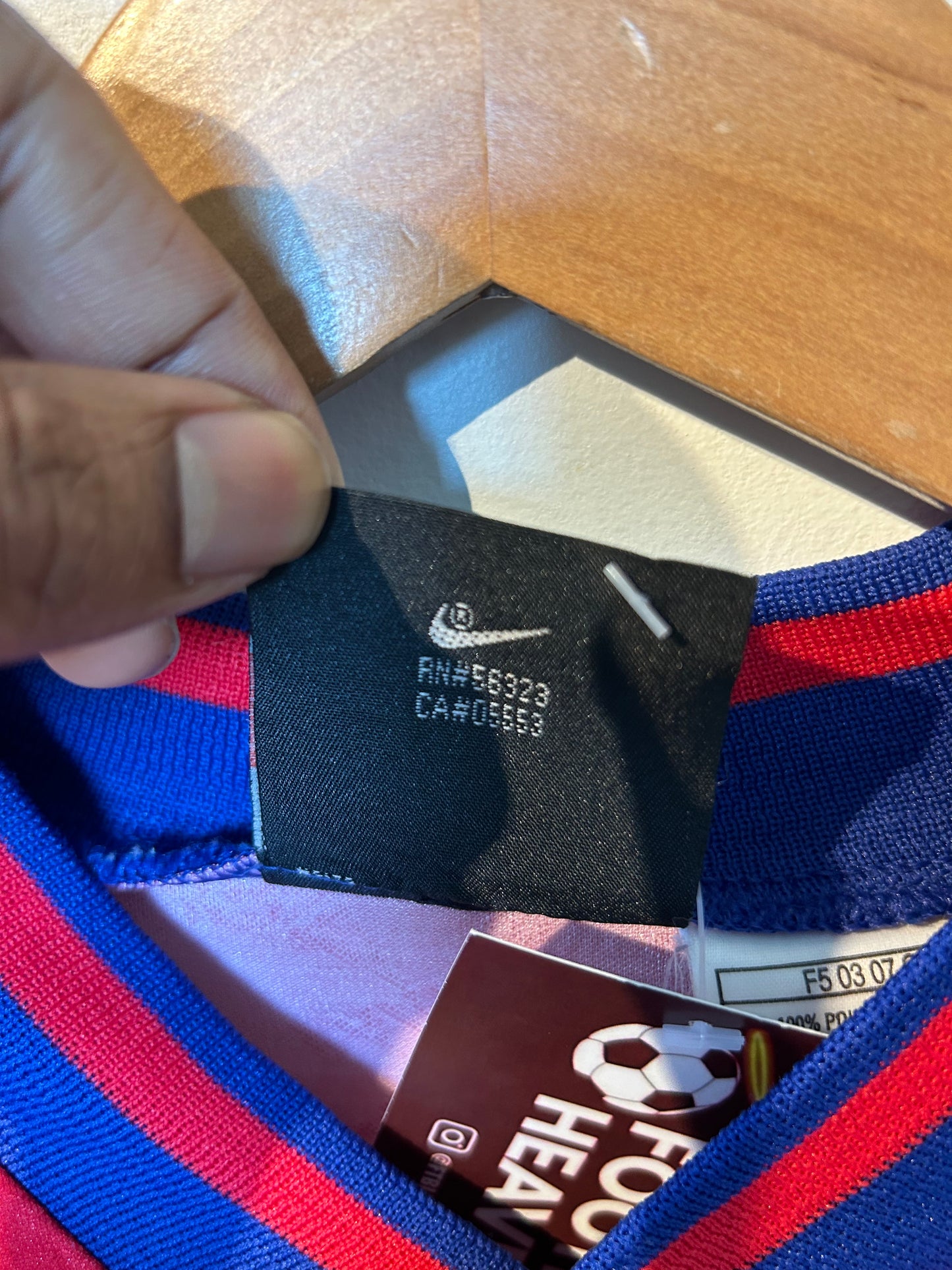 PSG 1995-96 Home Shirt - Rai #10 - M