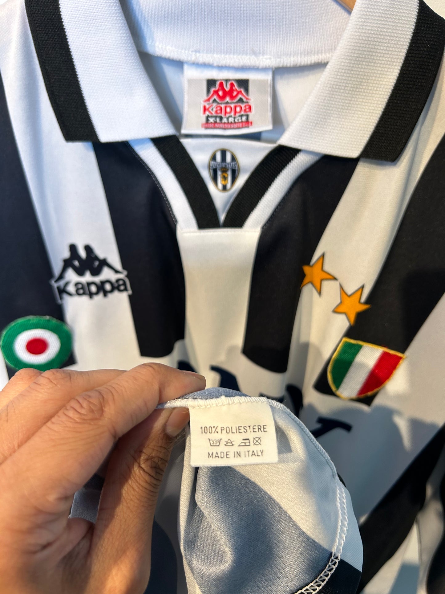 Juventus 1995-97 Home Shirt - Zidane #21 - XL