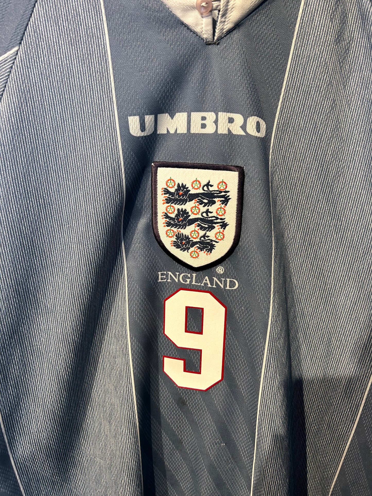 England 1996-97 Away Shirt - Shearer #9 - M