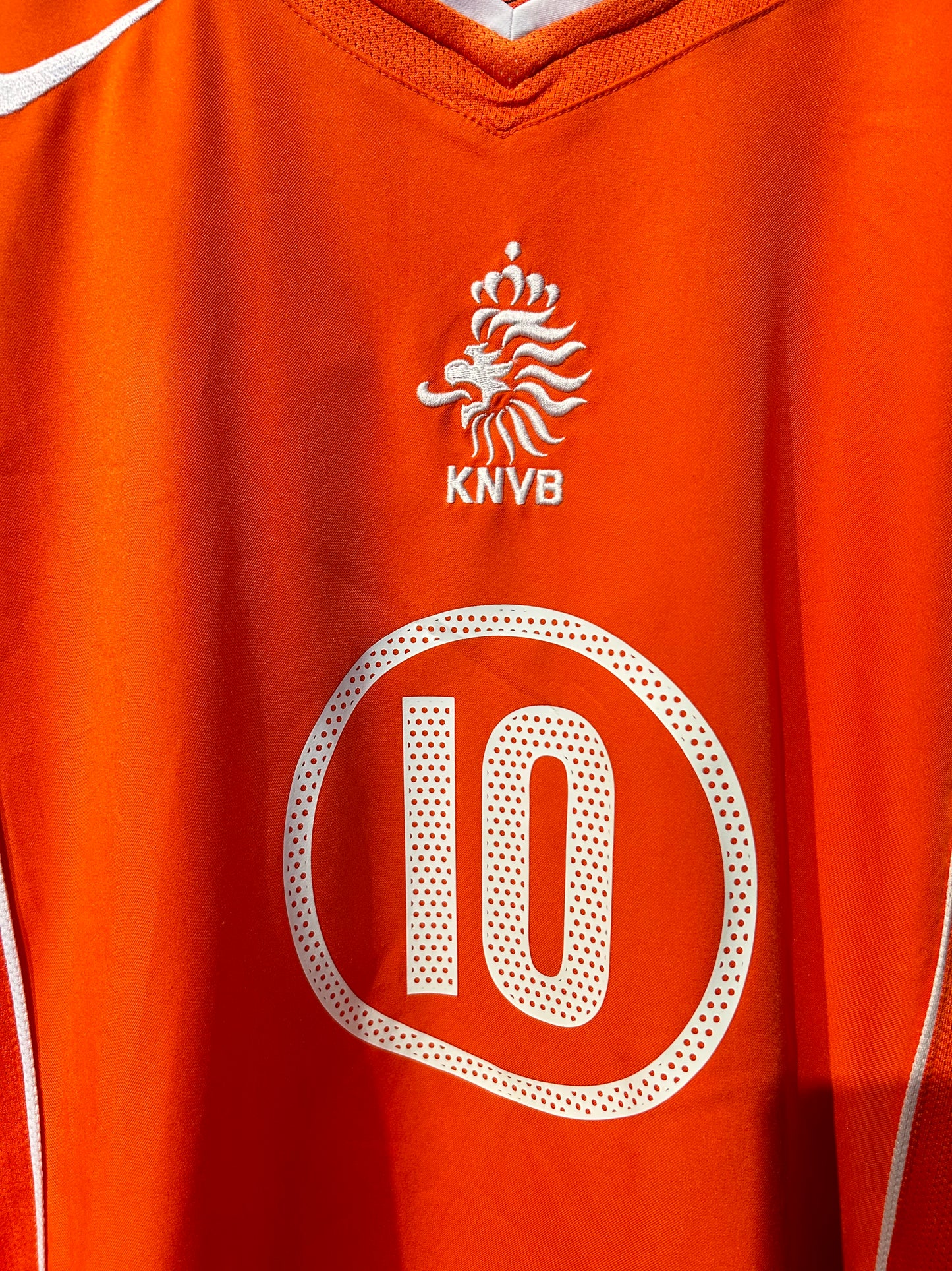 Netherlands 2004-06 Home Shirt - V.Nistelrooy #10 - S