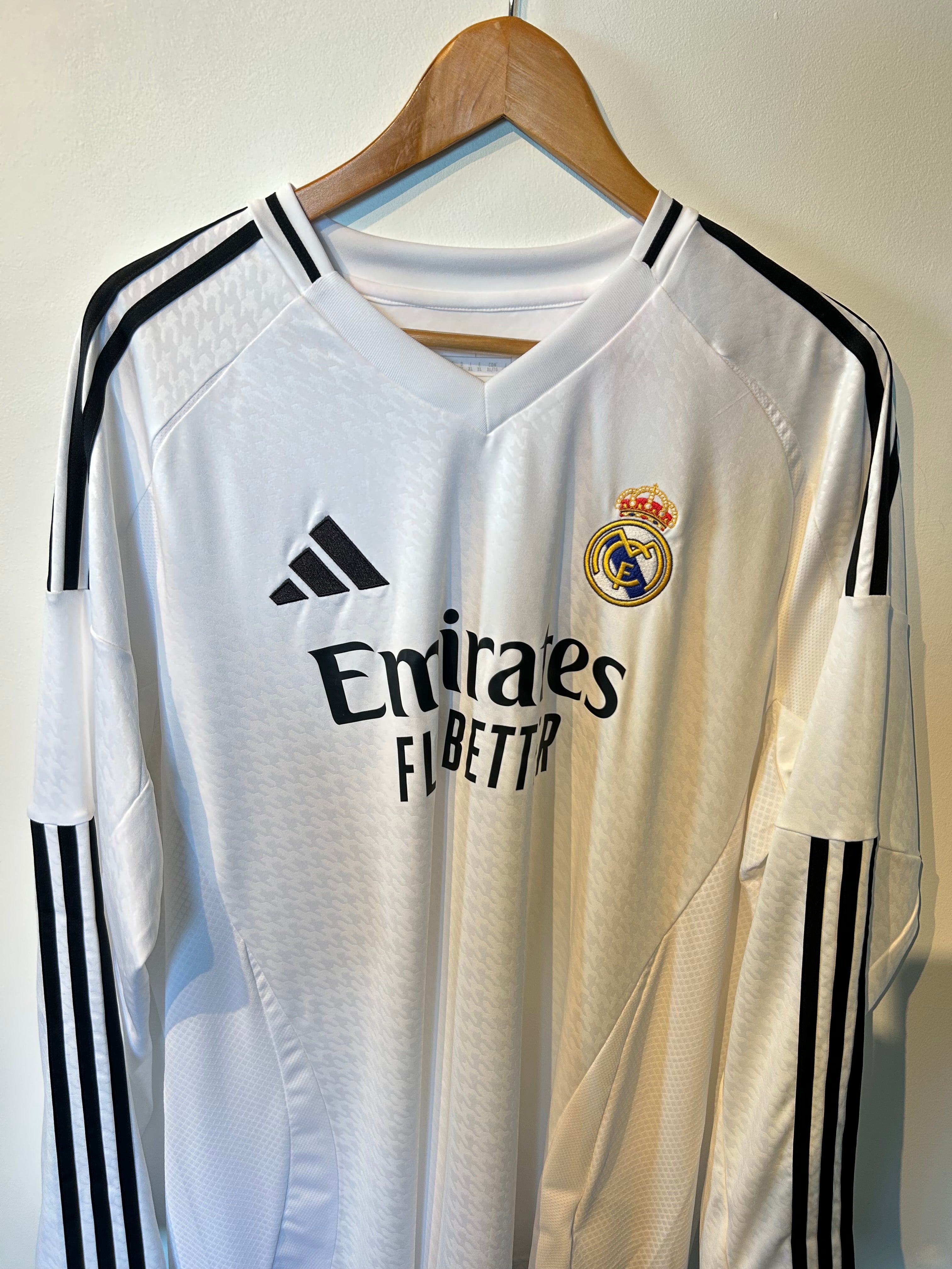 Real Madrid 2024-25 Home Shirt L/S - Mbappe #9 - XL – Football Heaven