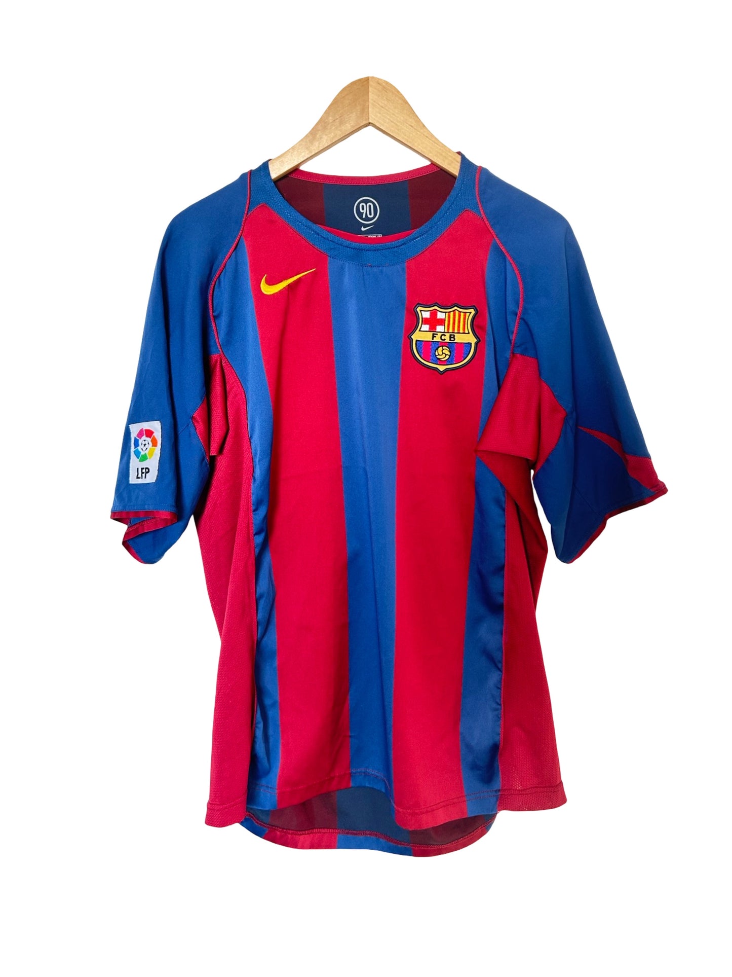 Barcelona 2004-05 Home Shirt - Ronaldinho #10 - M