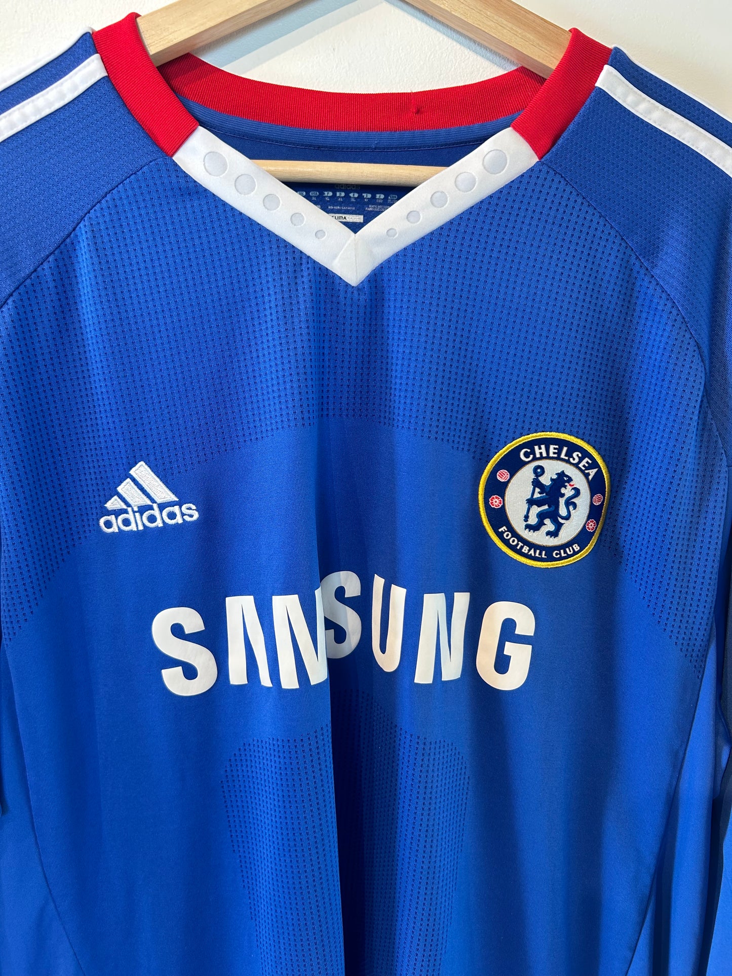 Chelsea 2010-11 Home L/S - Drogba #11 - XL