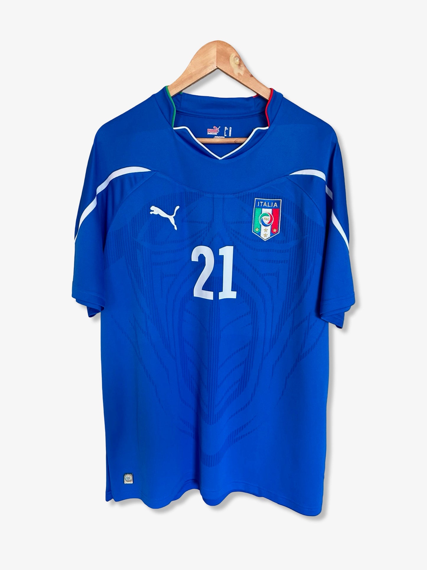 Italy 2010-12 Home Shirt- Pirlo #21 - XL