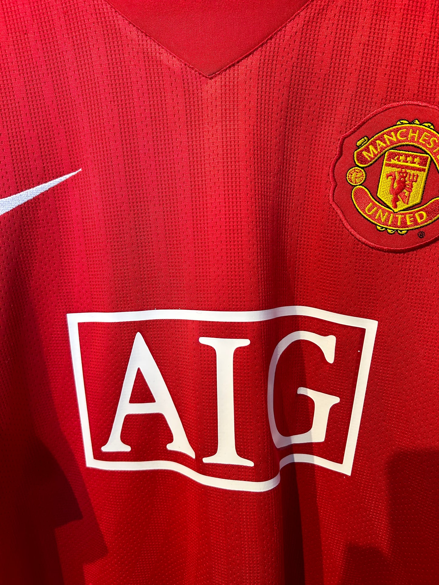 Manchester United 2007-09 Home Shirt - Ronaldo #7 - XL