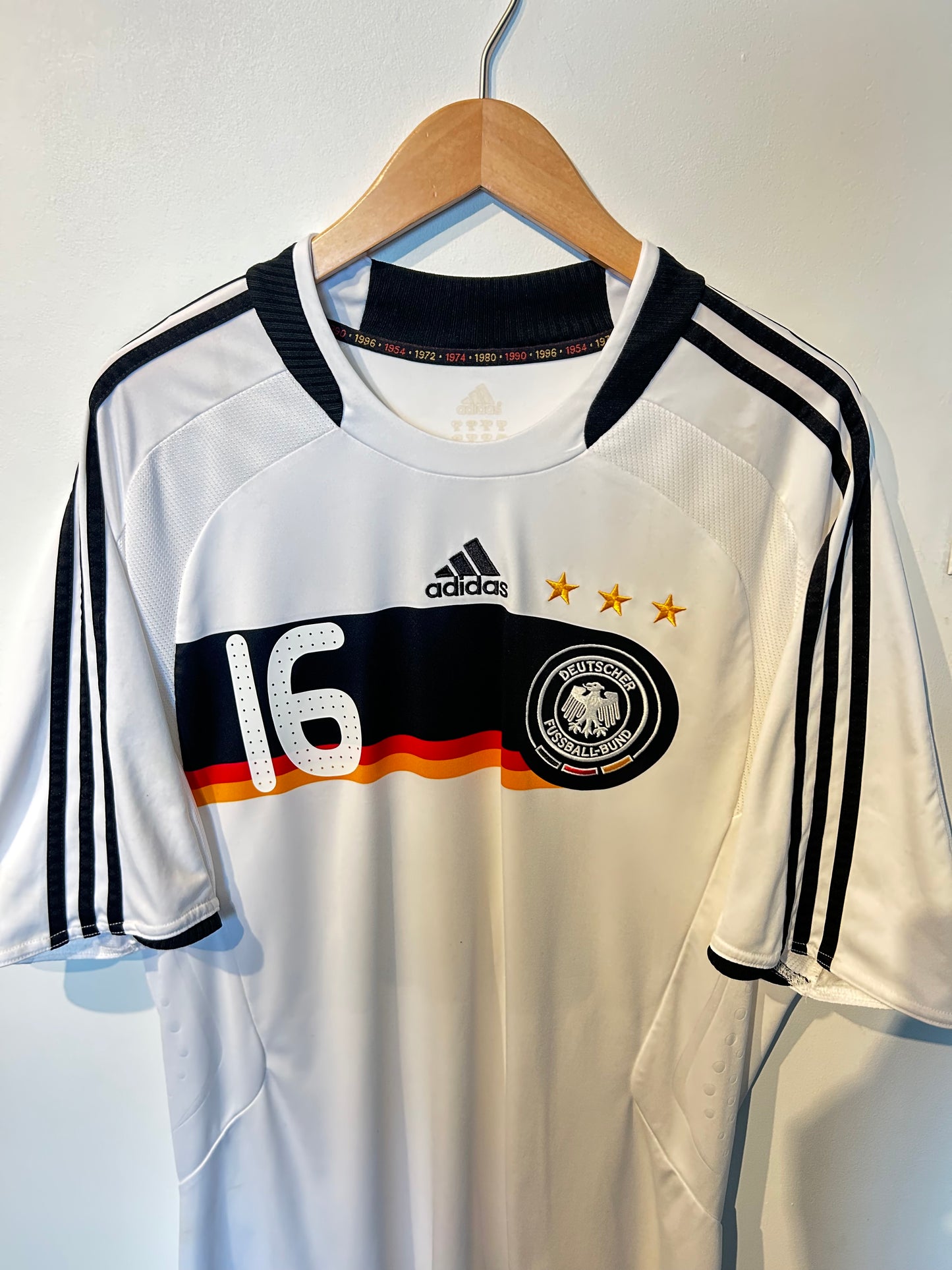 Germany 2008-09 Home Shirt - Lahm #16 - XL