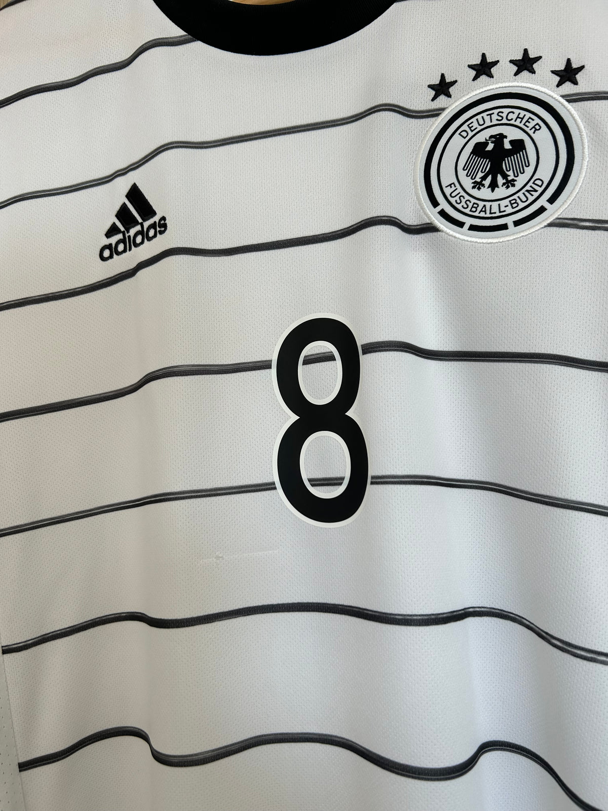 Germany 2020-21 Home Shirt - Kroos #8 - M