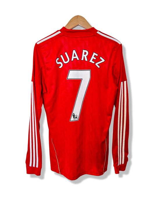 Liverpool 2010-12 Home Shirt L/S - Suarez #7 - S