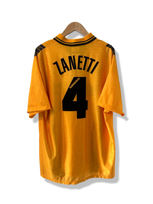 Inter Milan 1996-97 Third Shirt - Zanetti #4 - XL