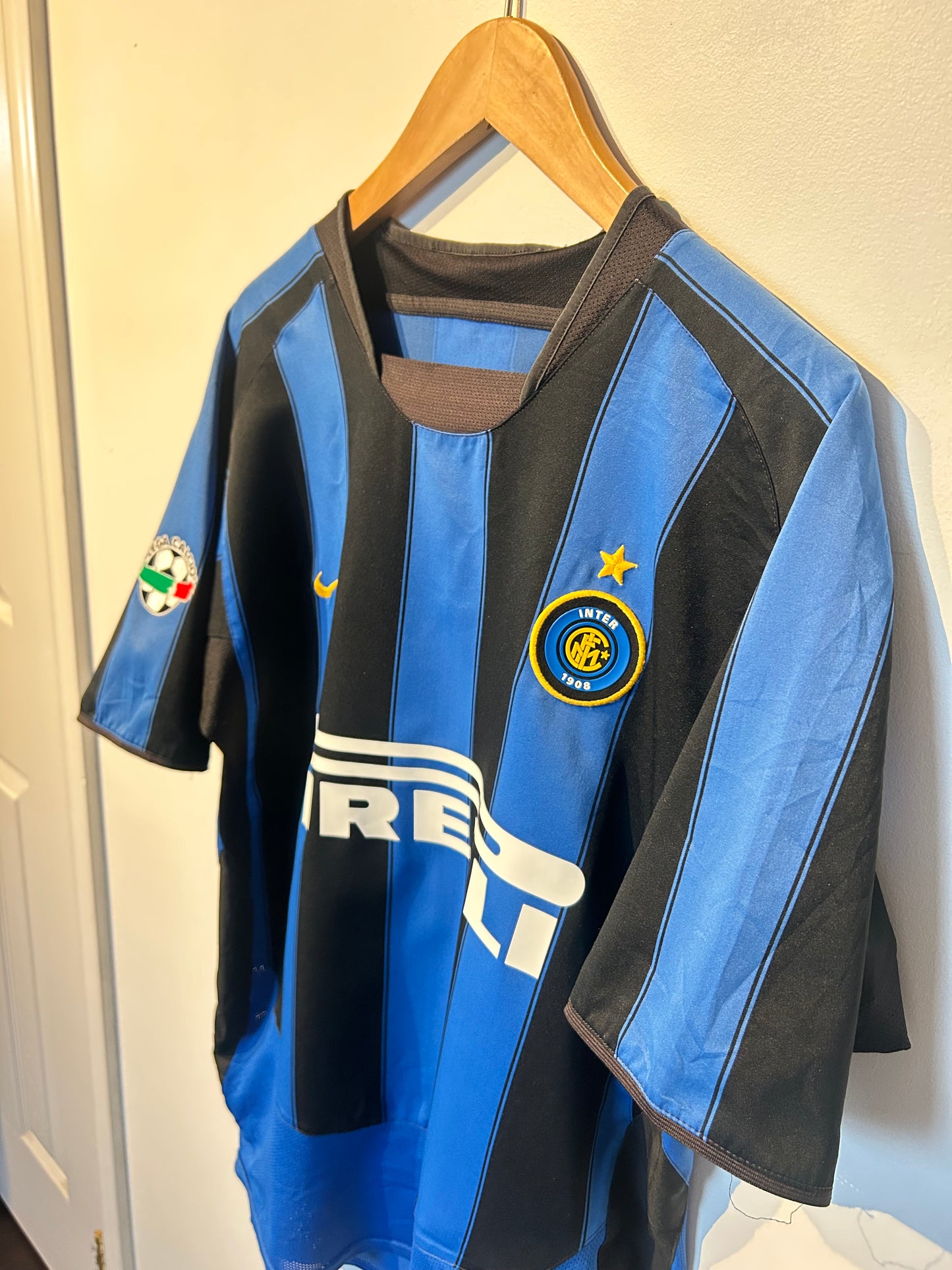 Inter Milan 2003-04 Home Shirt - Adriano #10 - M