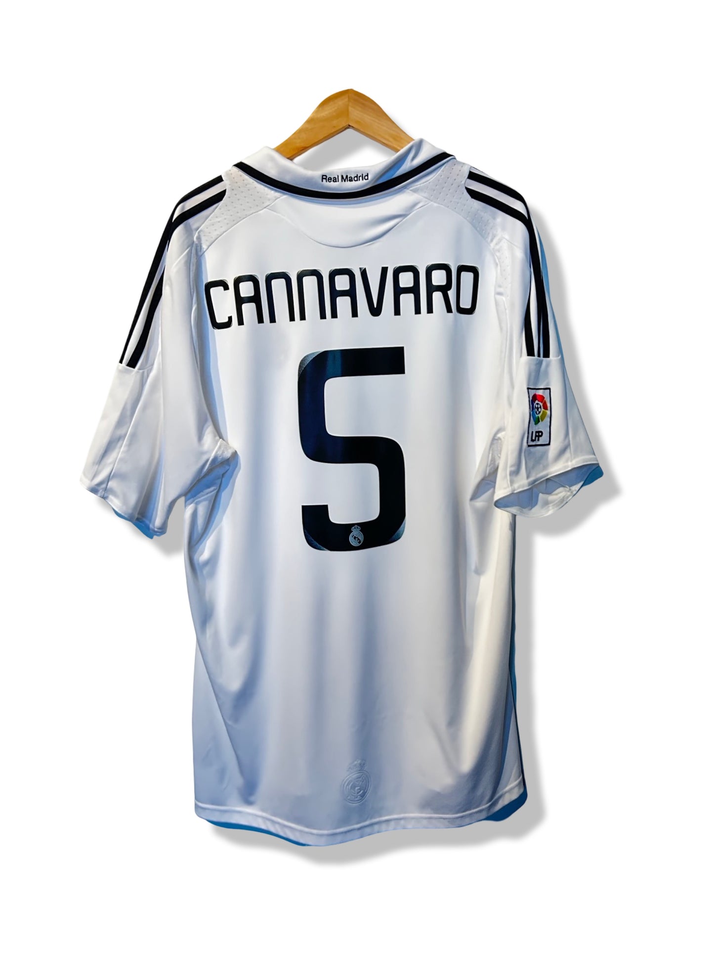 Real Madrid 2008-09 Home Shirt - Cannavaro #5 - XL