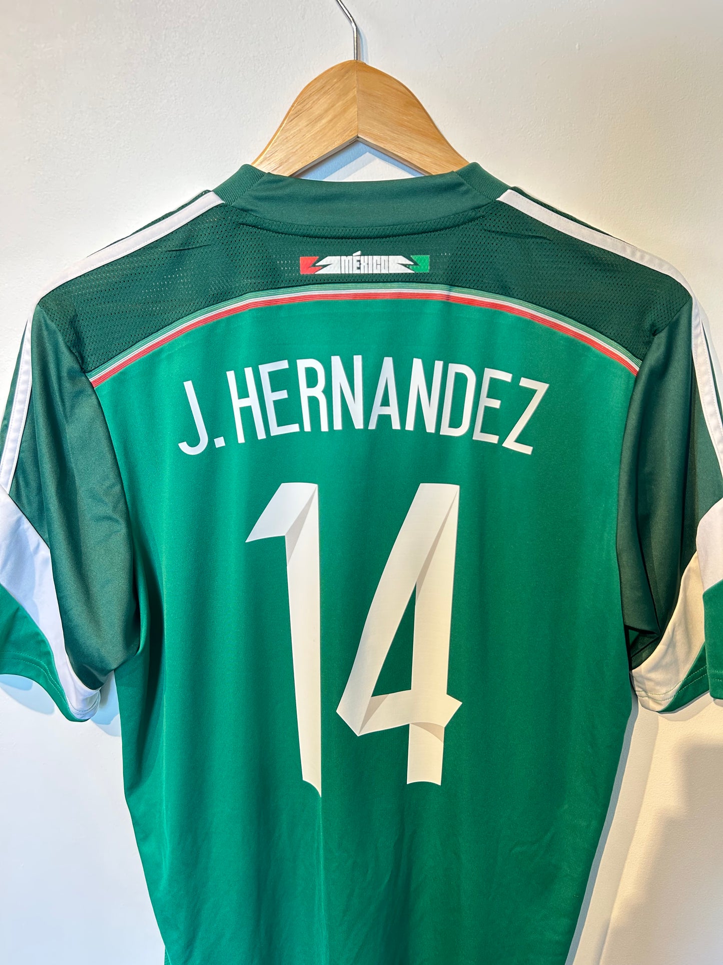 Mexico 2014-15 Home Shirt - J. Hernandez #14 - M