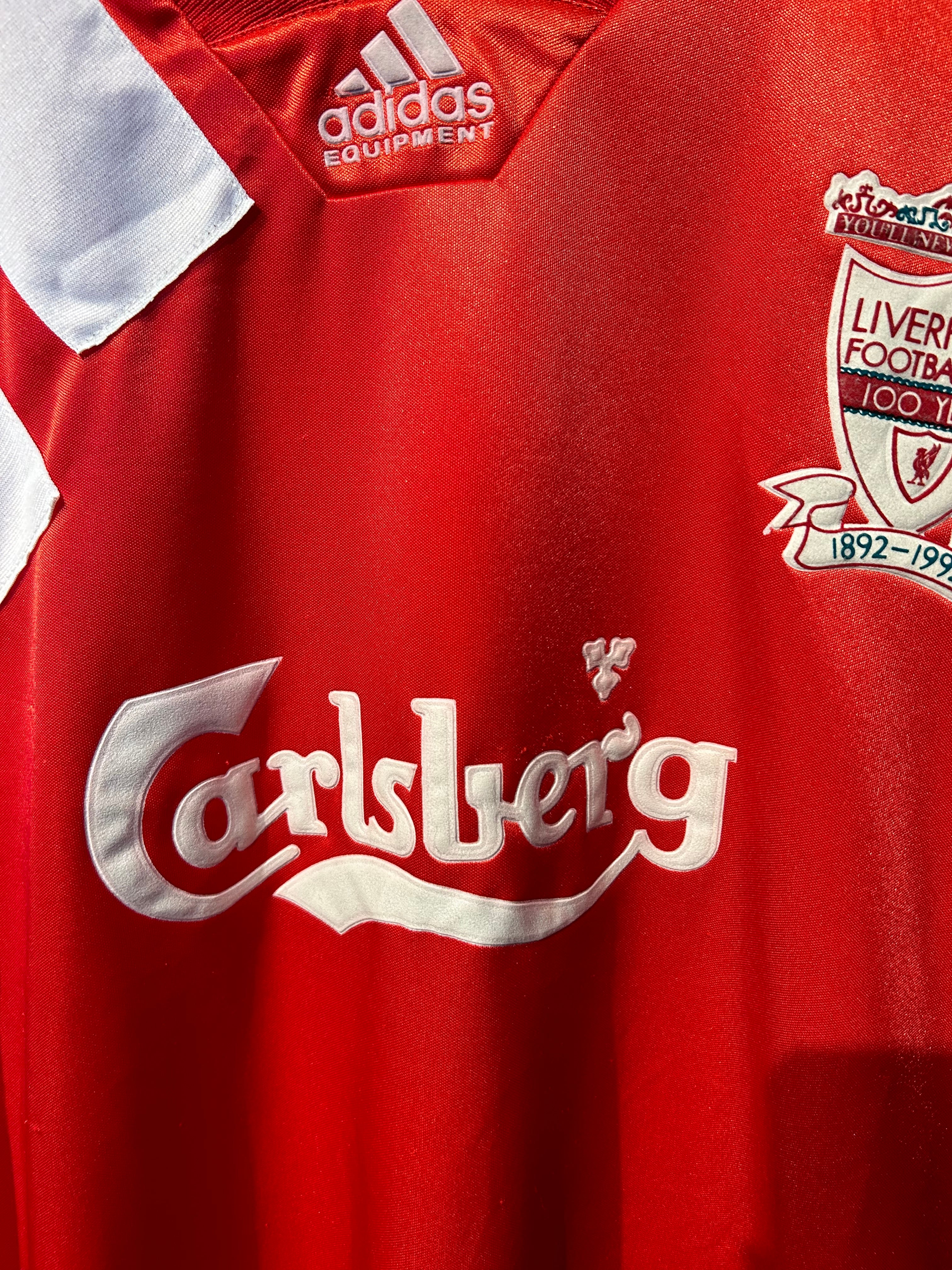Liverpool 1992-93 Centenary Home Shirt - L – Football Heaven