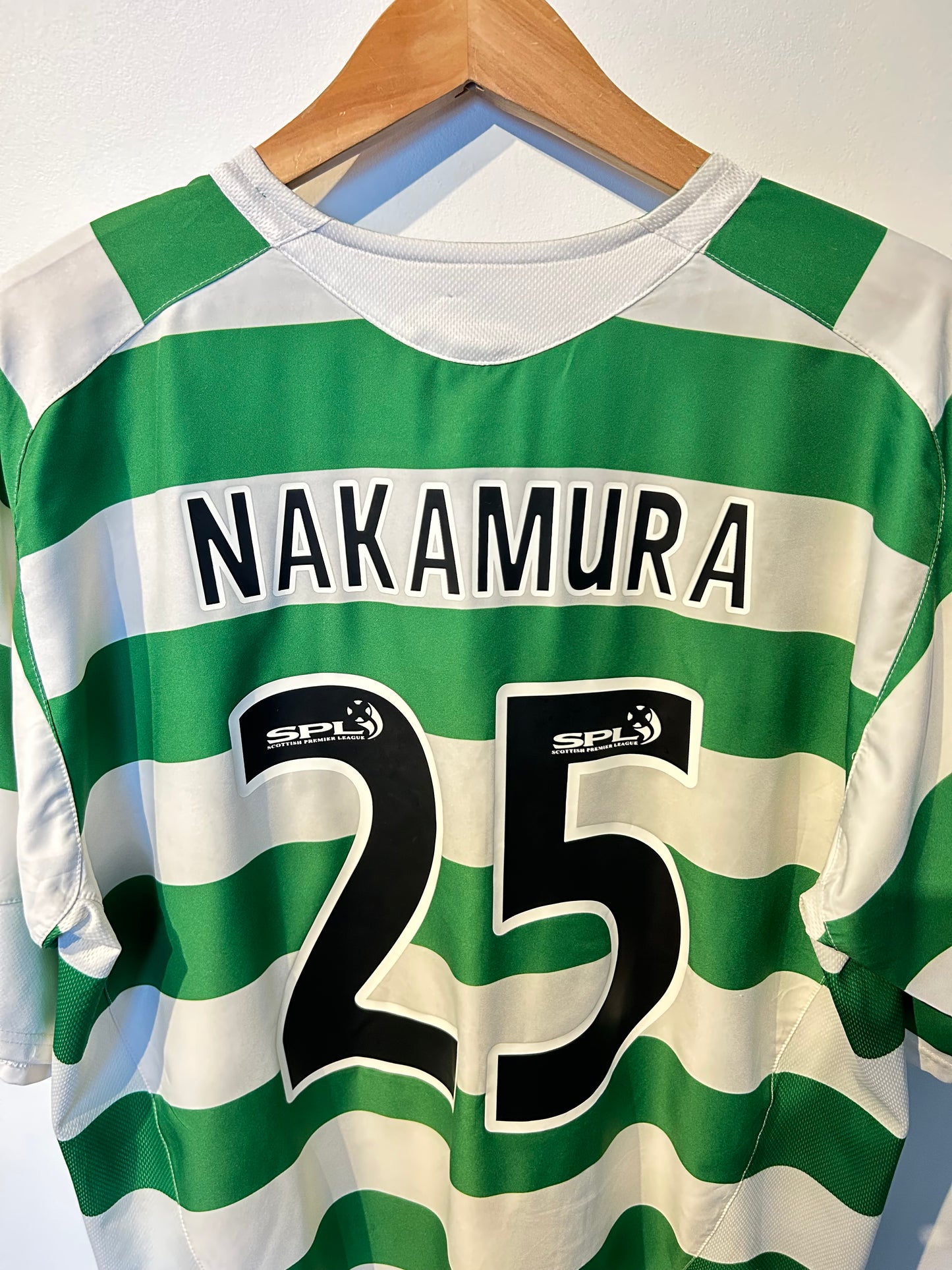 Celtic 2005-07 Home Shirt - Nakamura #25 - XL