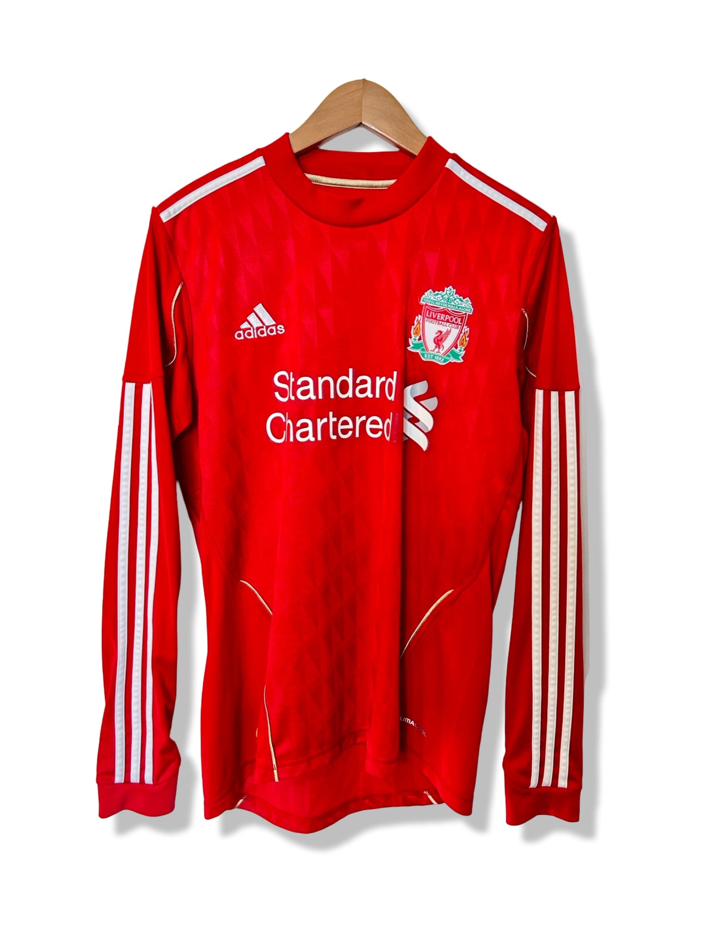 Liverpool 2010-12 Home Shirt L/S - Suarez #7 - S