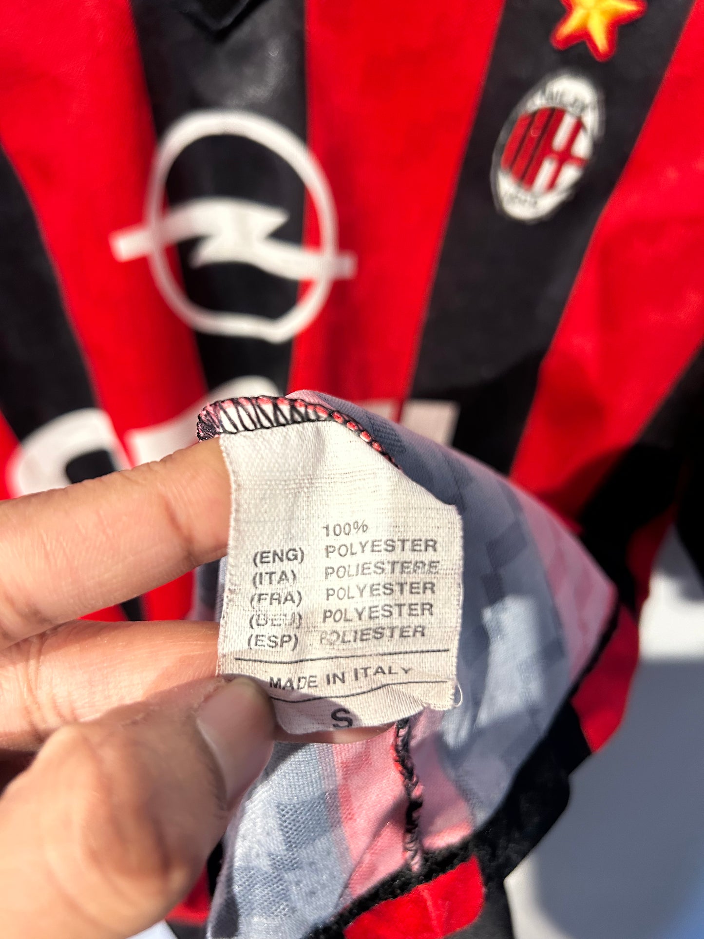 AC Milan 1995-96 Home Shirt - Maldini #3 - S