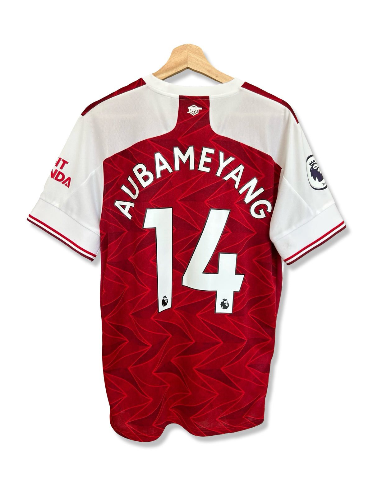 Arsenal 2020-21 Home Shirt - Aubameyang #14 - L