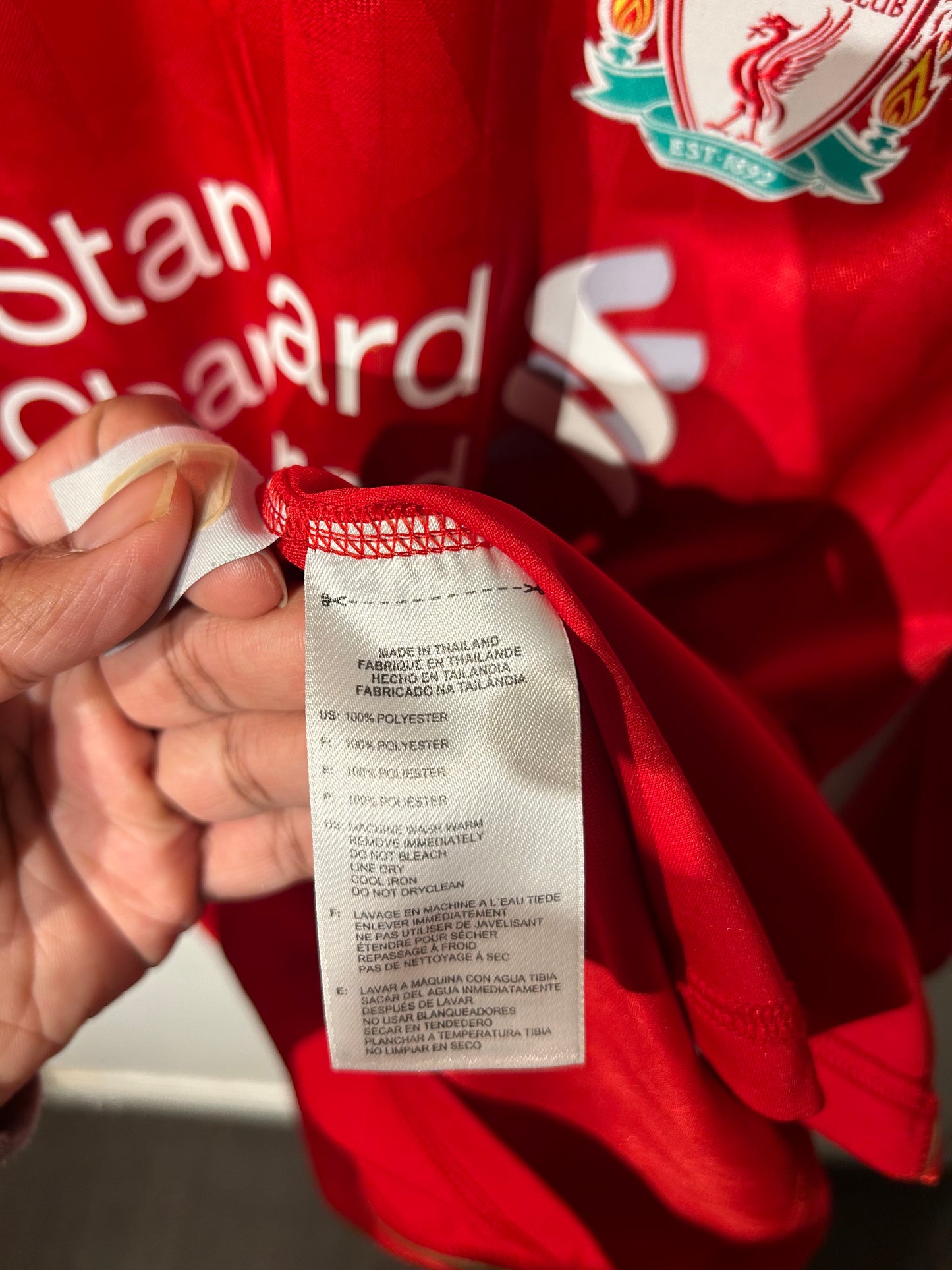 Liverpool 2010-12 Home Shirt L/S - Suarez #7 - S