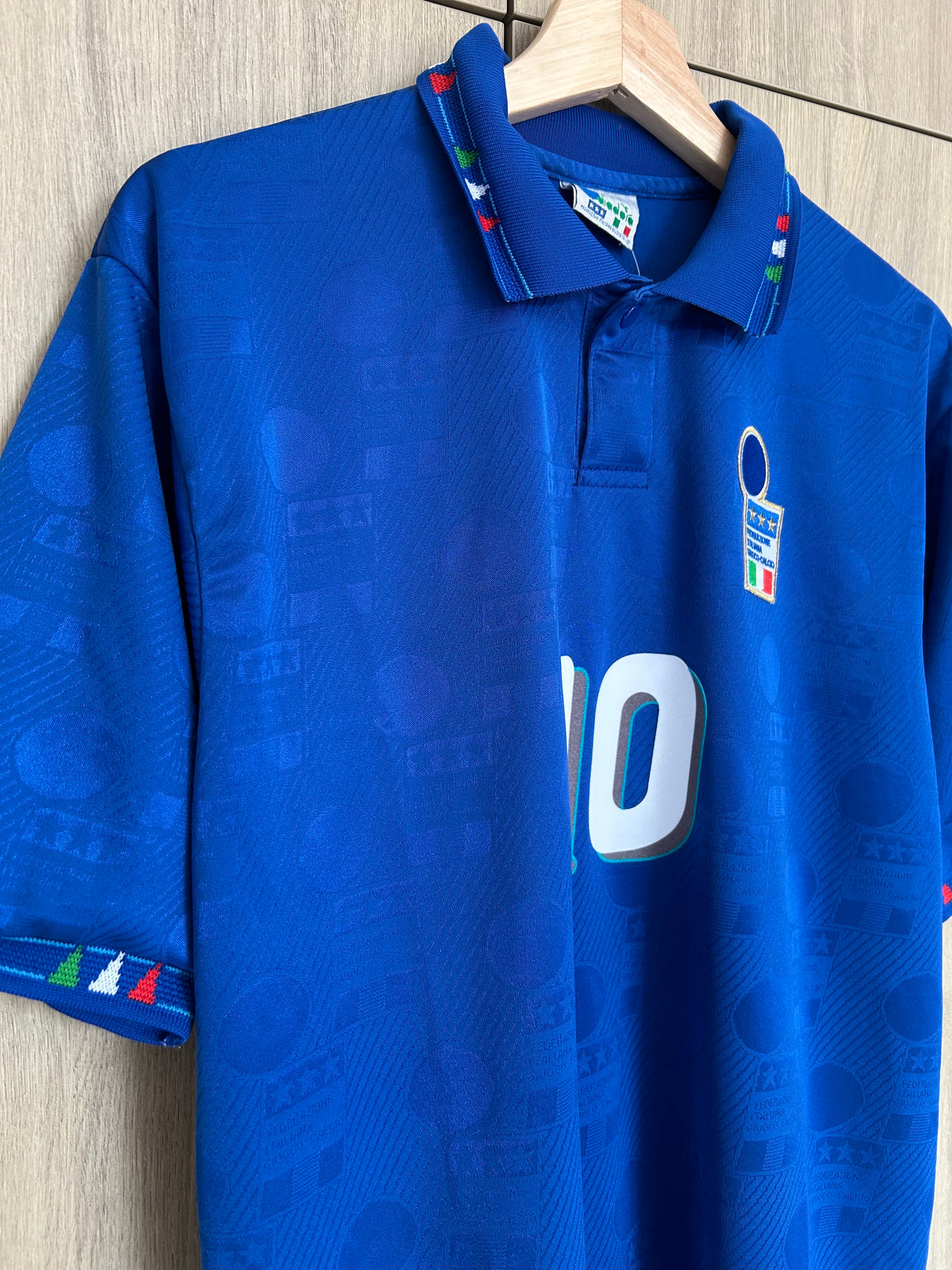 Italy 1994 Home Shirt - R. Baggio #10 - L