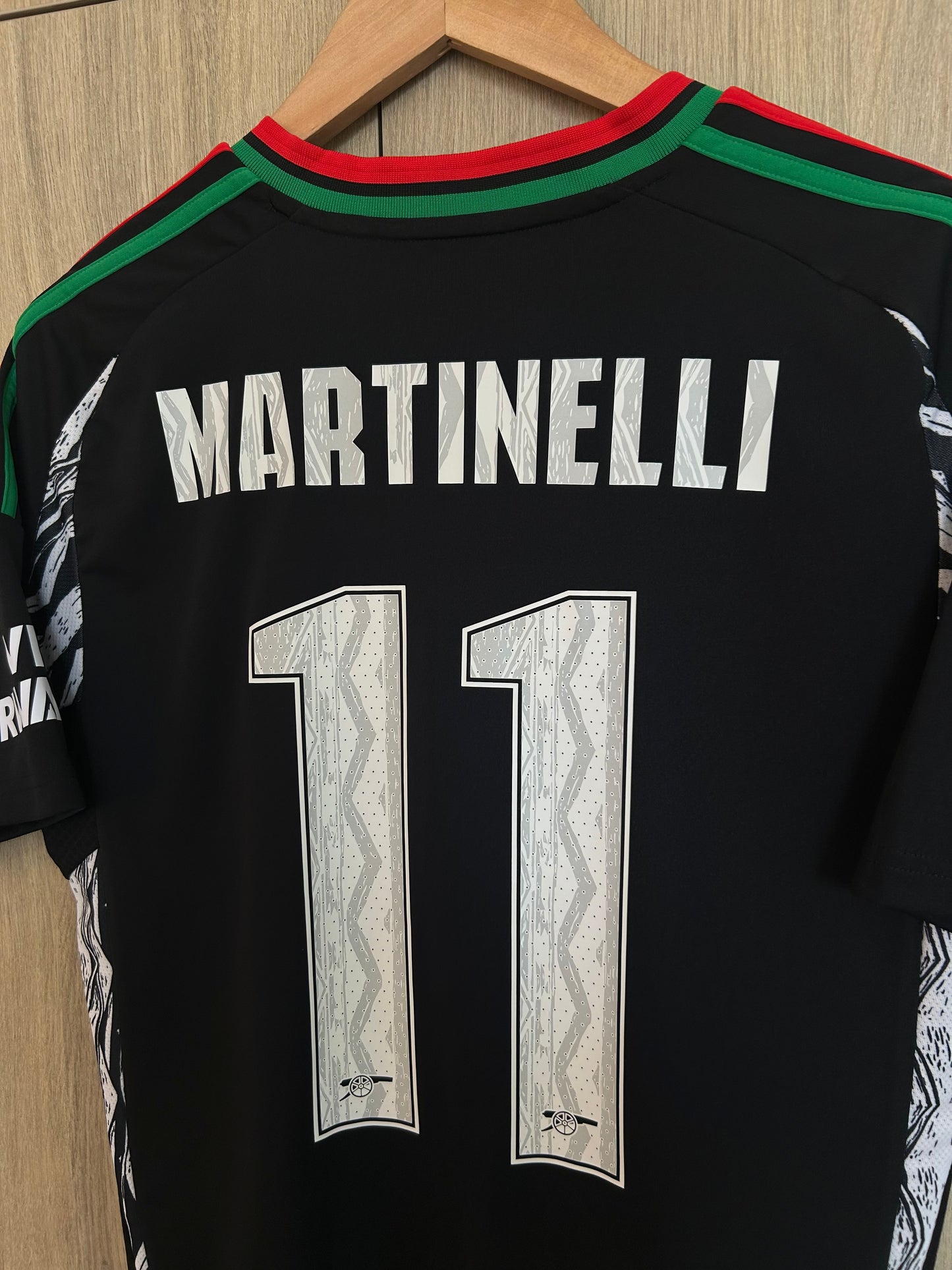 Arsenal 2024-25 Away Shirt - Martinelli #11 - M