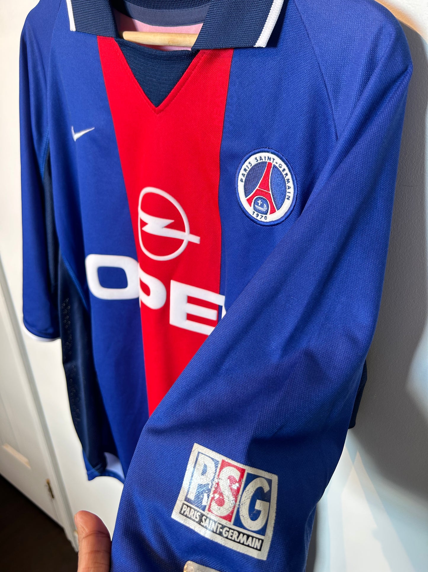 PSG 2000-01 Home Shirt - Jay-Jay Okocha #10 - XL