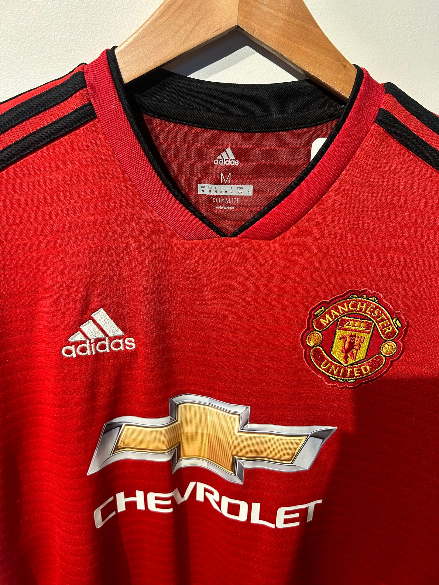 Manchester United 2018-19 Home Shirt - Pogba #6 - M