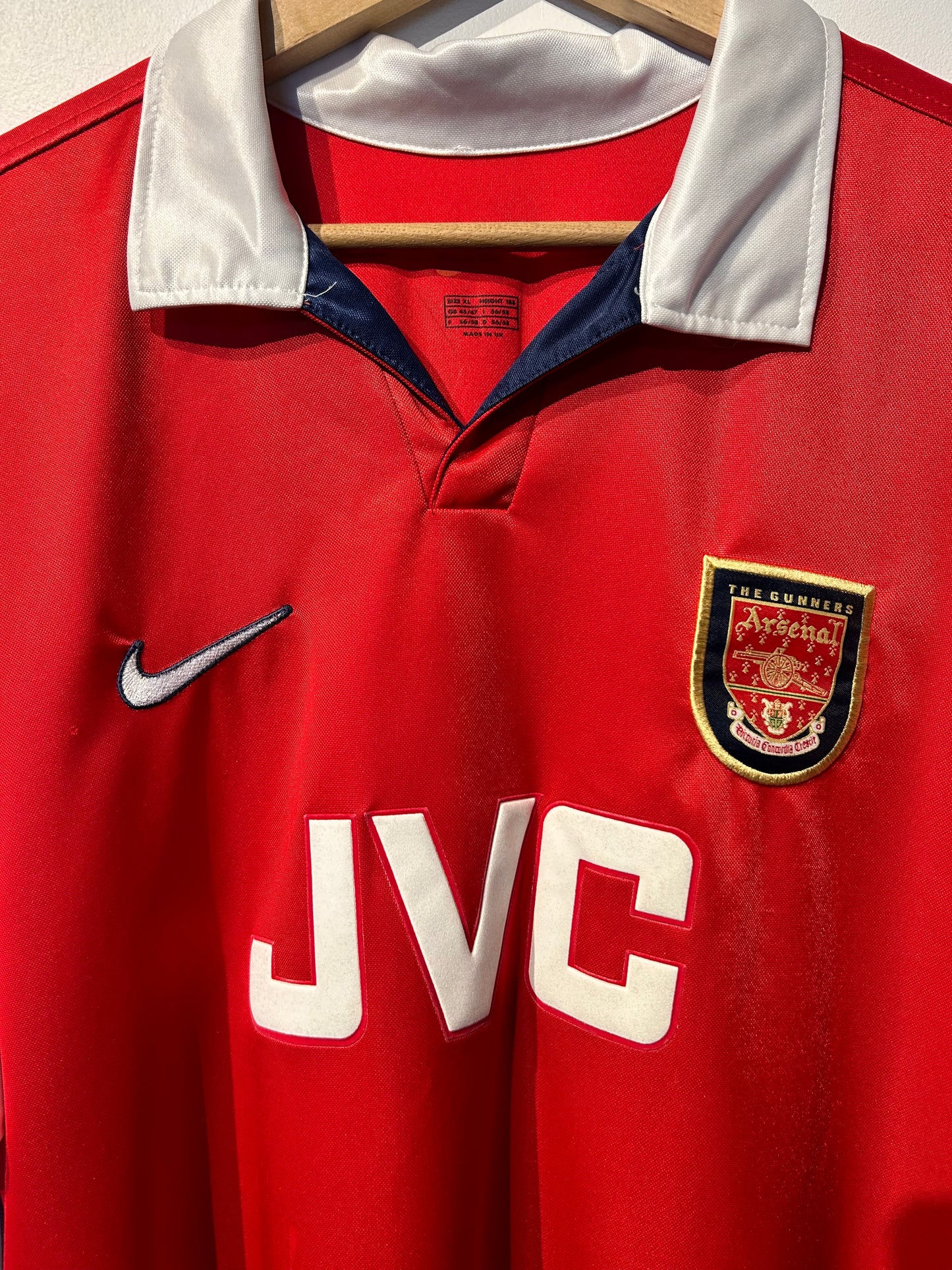 Arsenal 1998-99 Home Shirt - Bergkamp #10 - XL