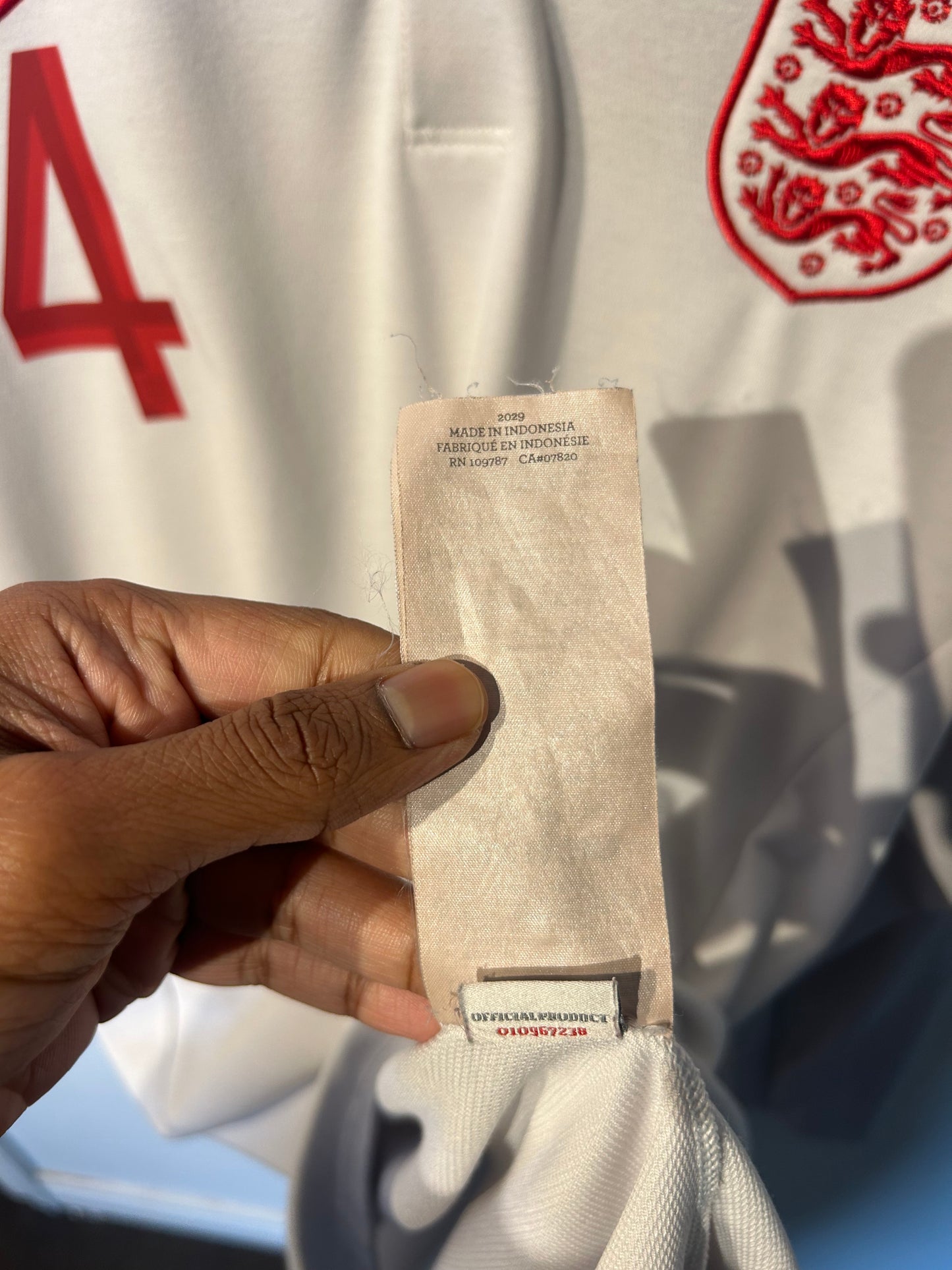 England 2012-13 Home Shirt L/S - Gerrard #4 - L