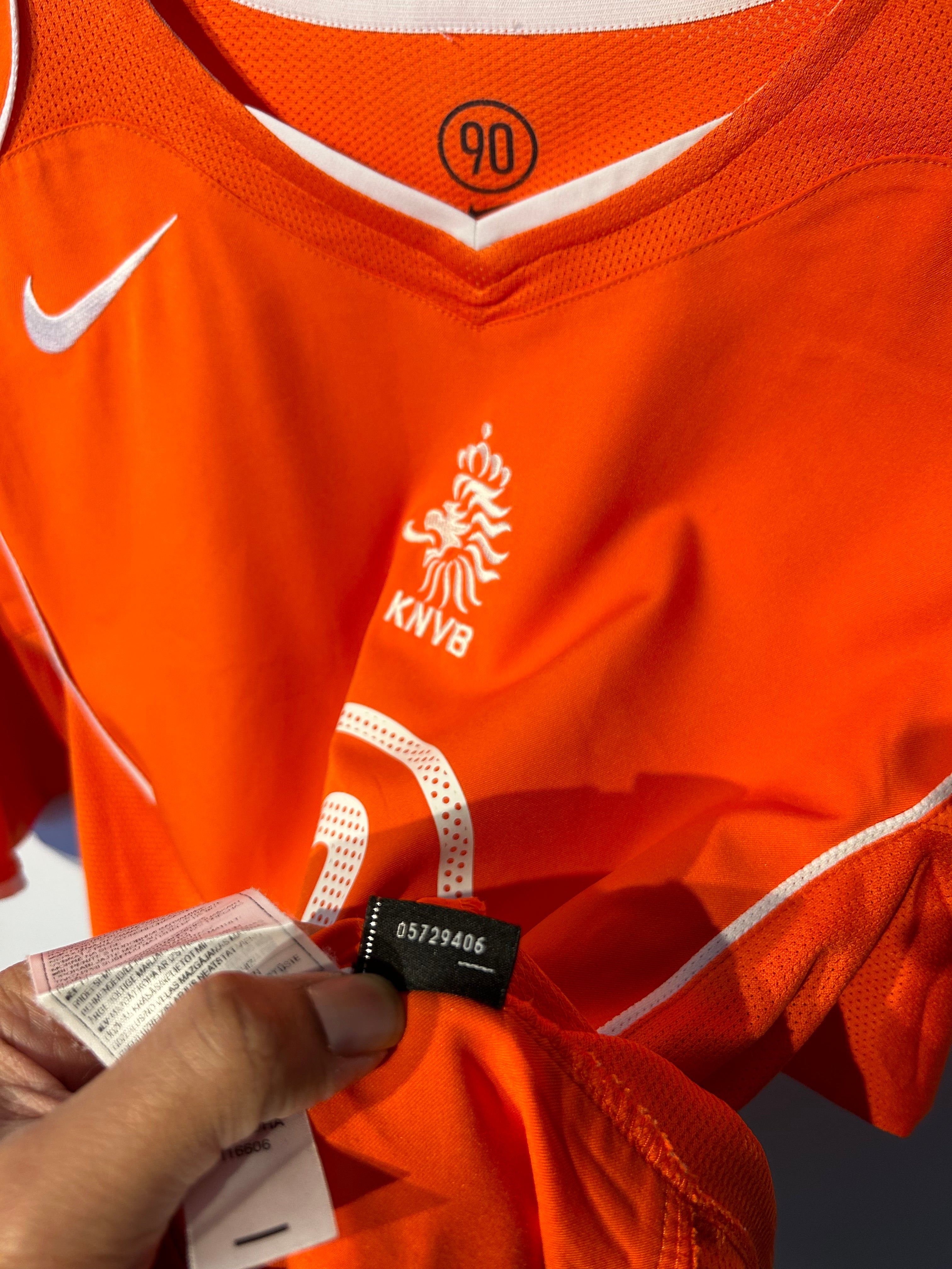 Netherlands 2004-06 Home Shirt - V.Nistelrooy #10 - S – Football