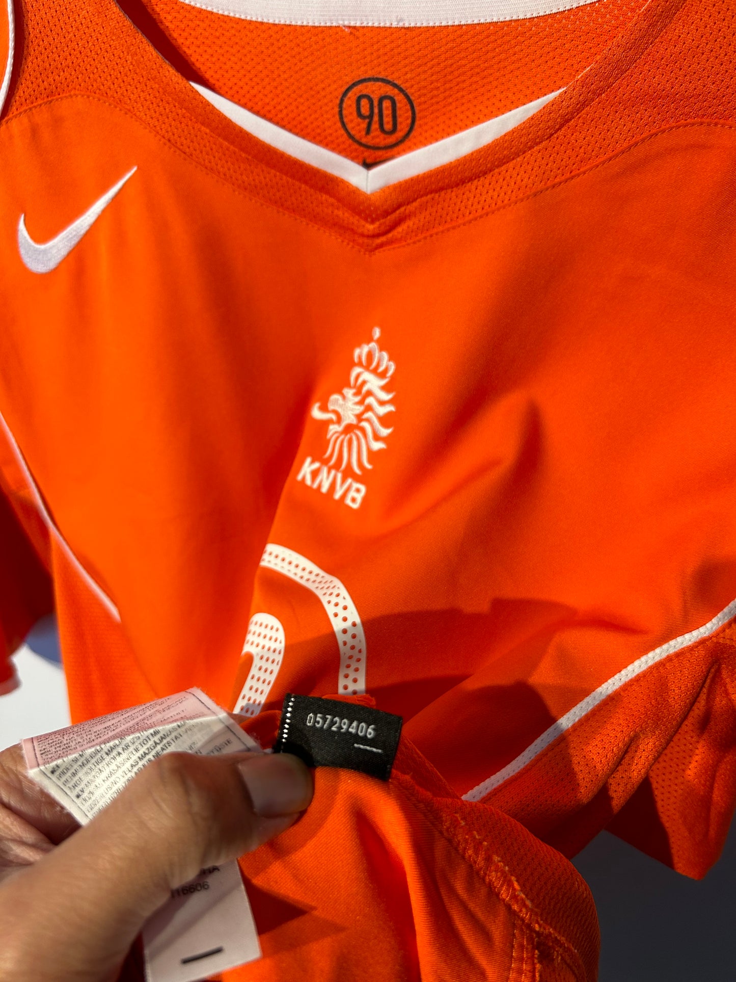 Netherlands 2004-06 Home Shirt - V.Nistelrooy #10 - S