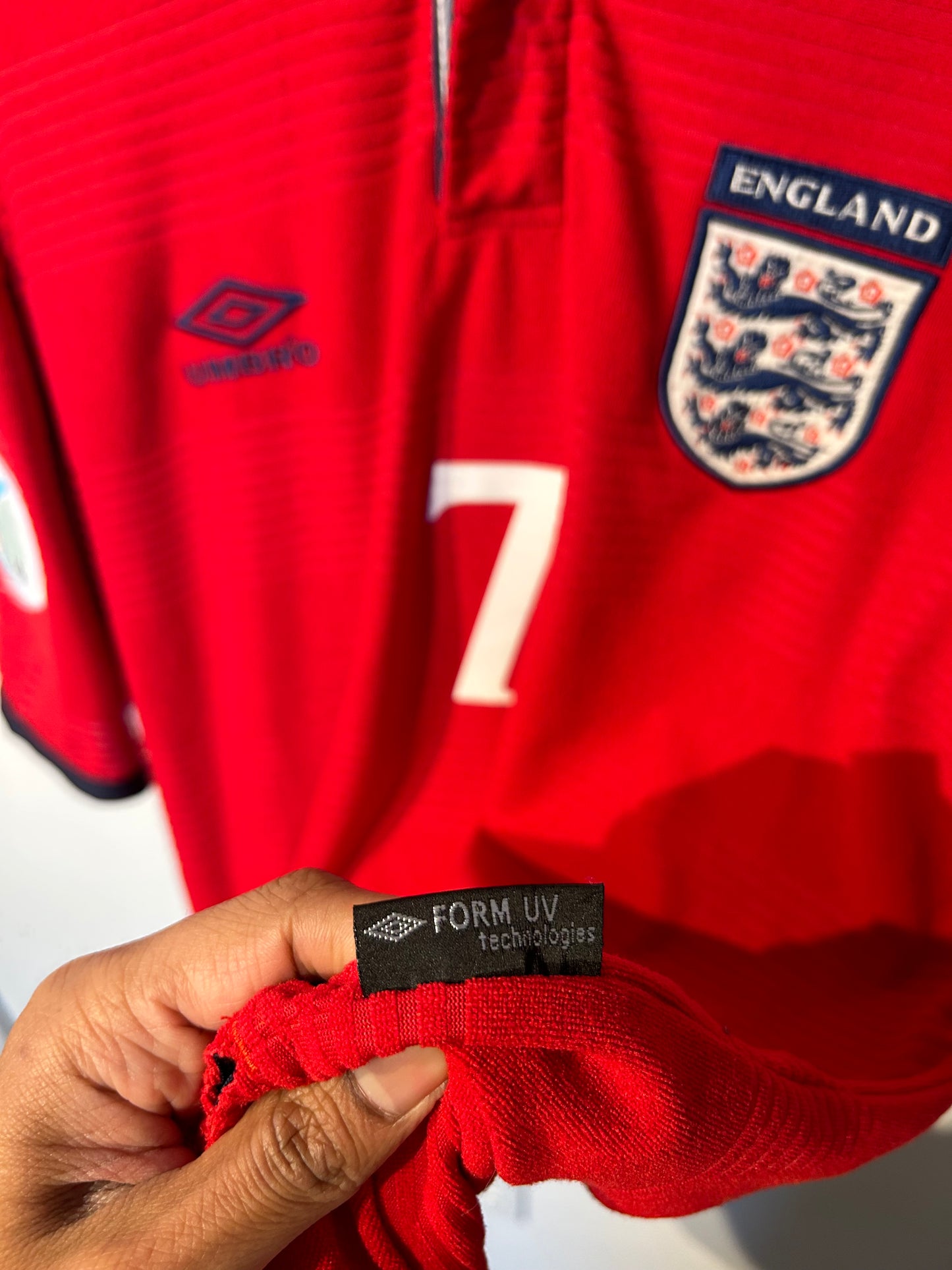 England 1999-01 Away Shirt - Beckham #7 - M