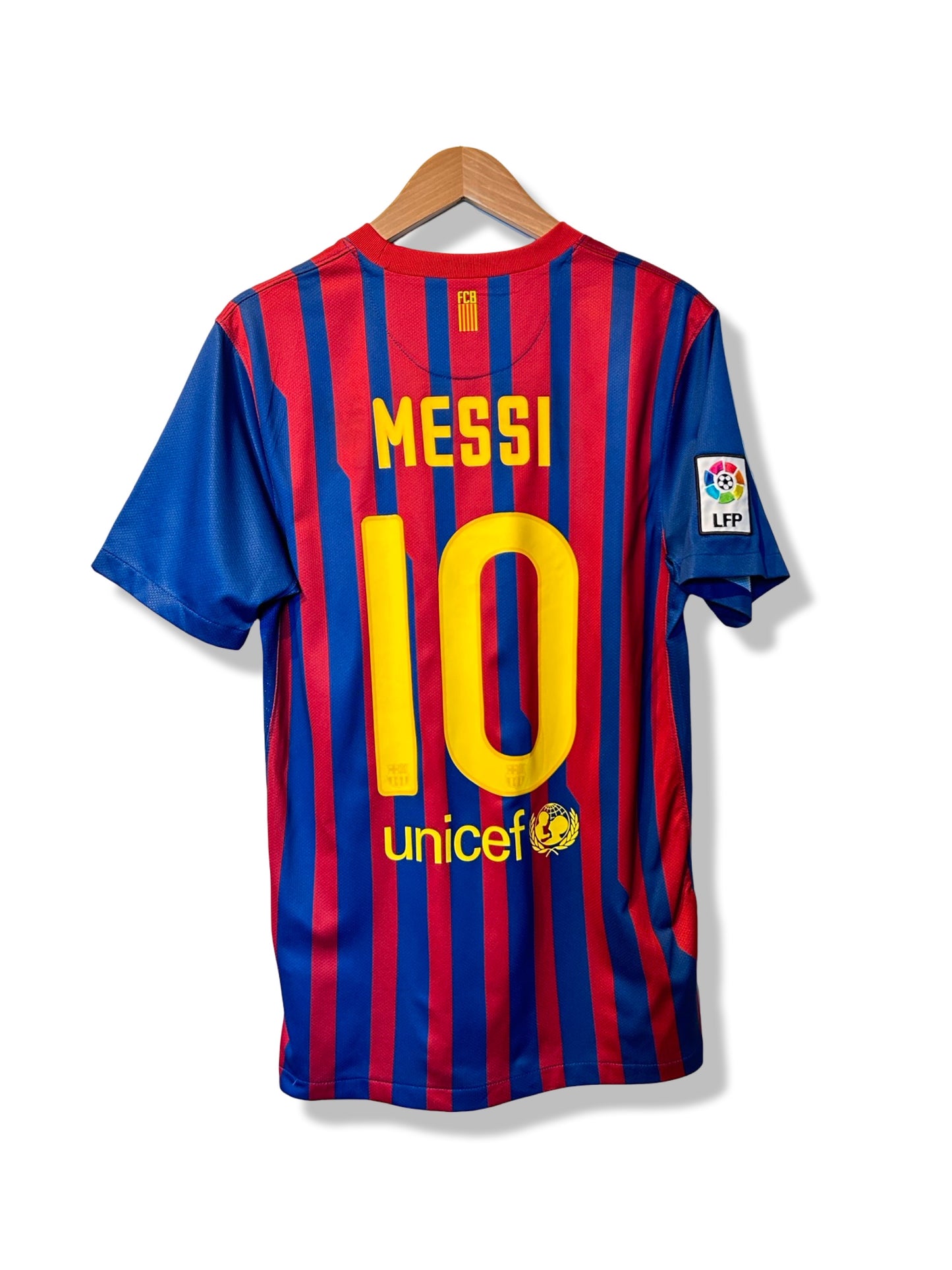 Barcelona 2011-12 Home Shirt - Messi #10 - S