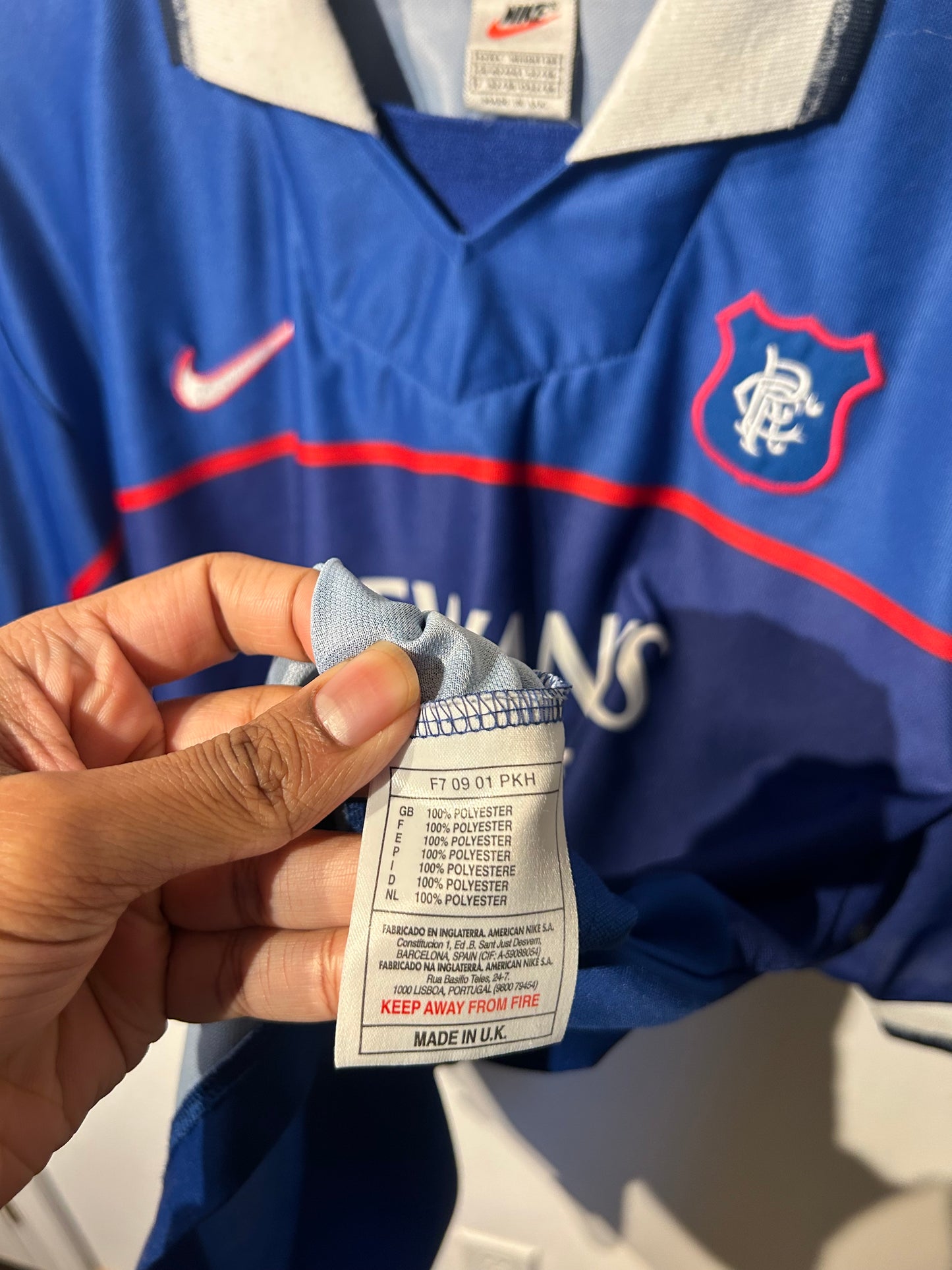 Rangers 1997-99 Home Shirt - Gattuso #22 - L