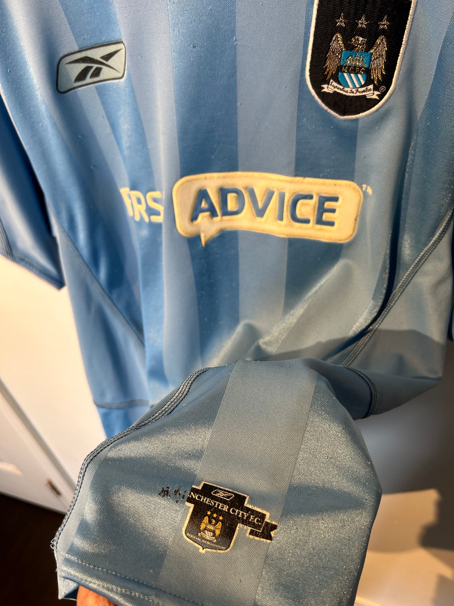 Manchester City 2003-04 Home Shirt - Anelka #39 - S