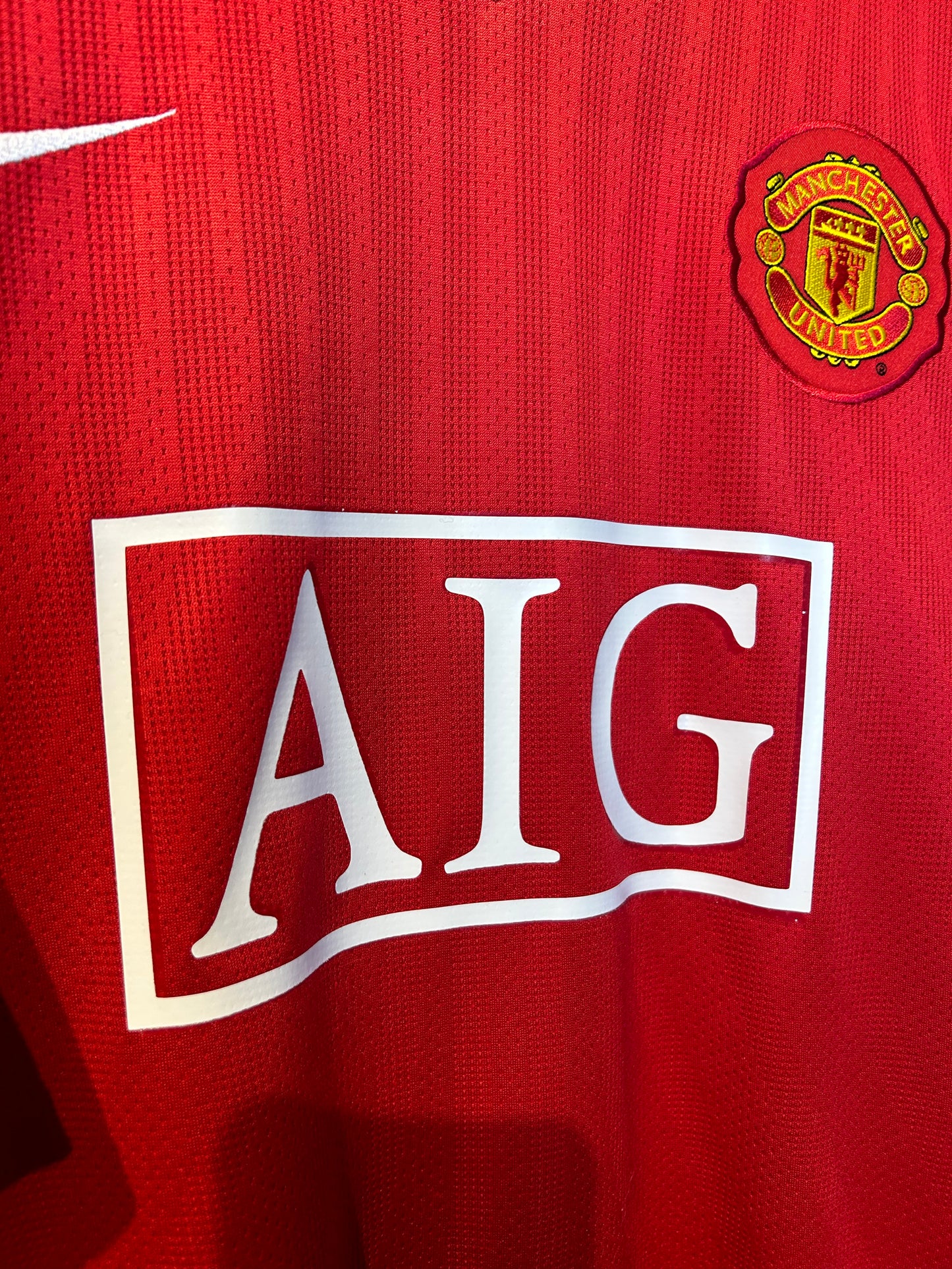 Manchester United 2007-09 Home Shirt - Ronaldo #7 - XL