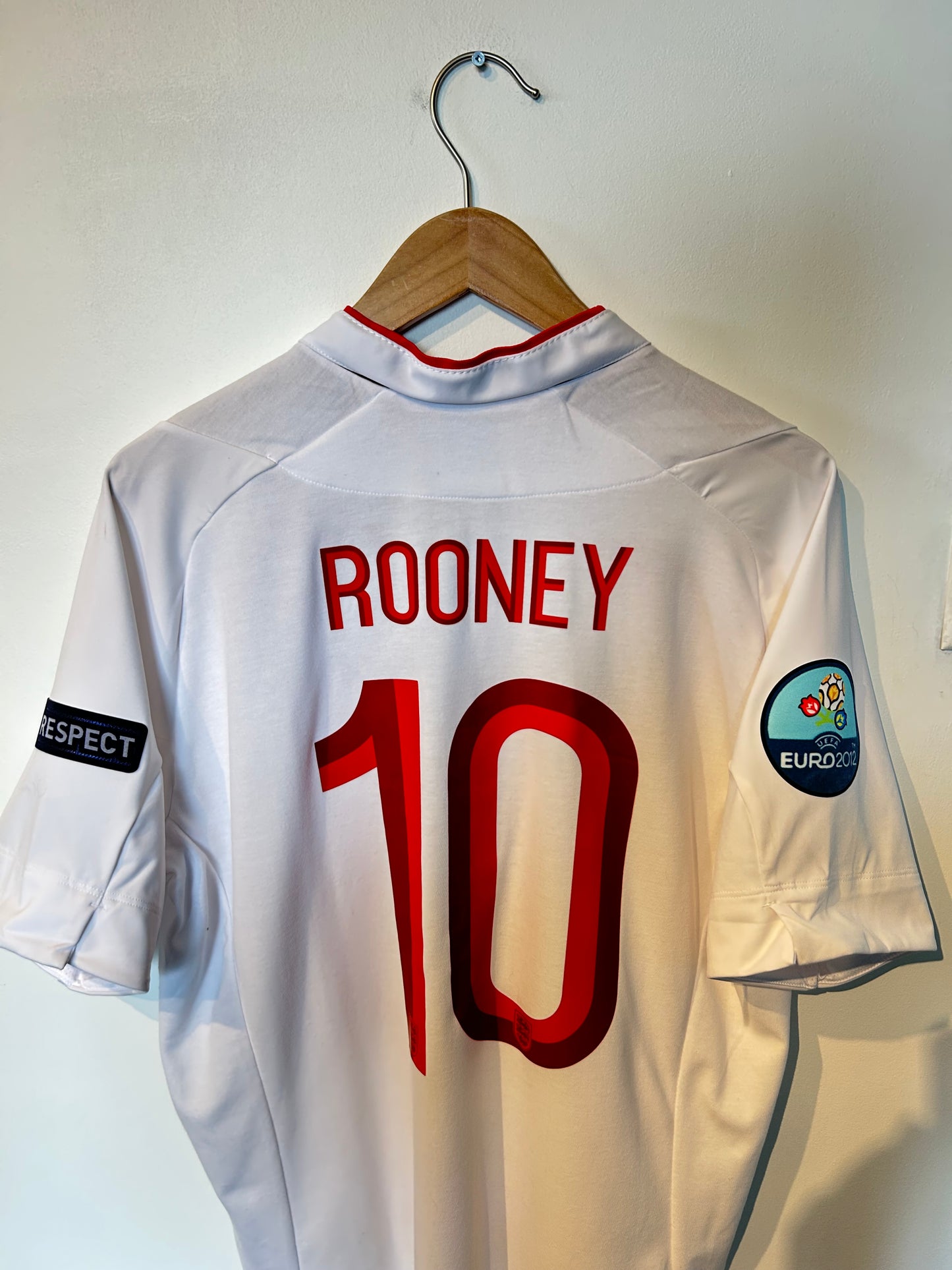 England 2012-13 Home Shirt - Rooney #10 - L