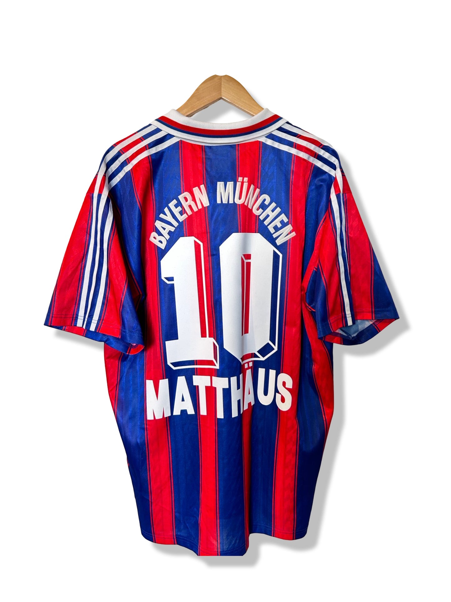 Bayern Munich 1995-97 Home Shirt - Matthaus #10 - XL