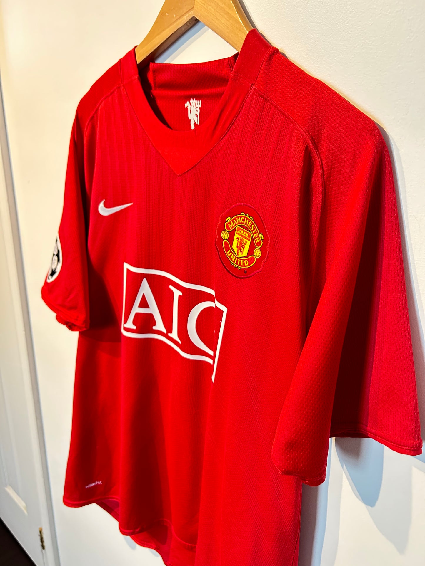 Manchester United 2007-09 Home Shirt - Ronaldo #7 - XL