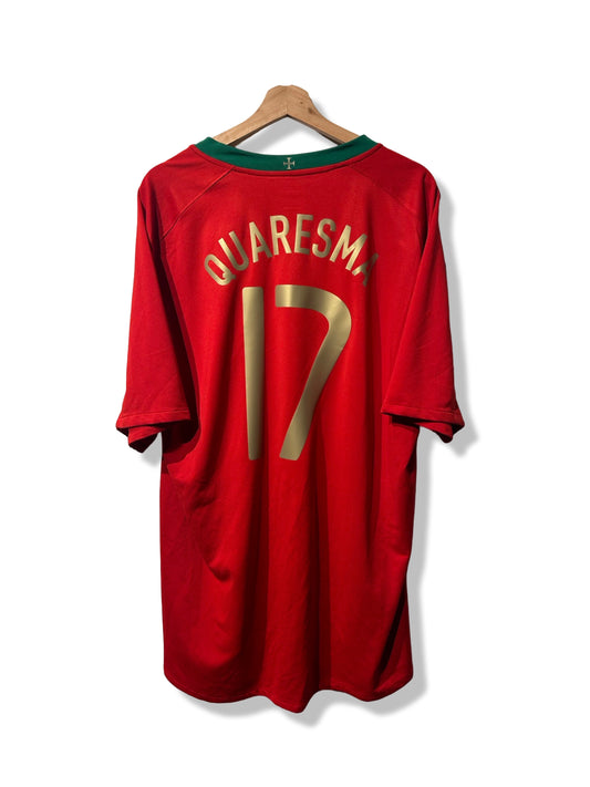 Portugal 2008 Home Shirt - Quaresma #17 - XL