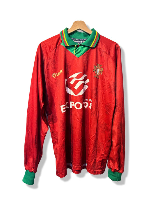 Portugal 1995-96 Home Shirt - Match Worn #14 - L