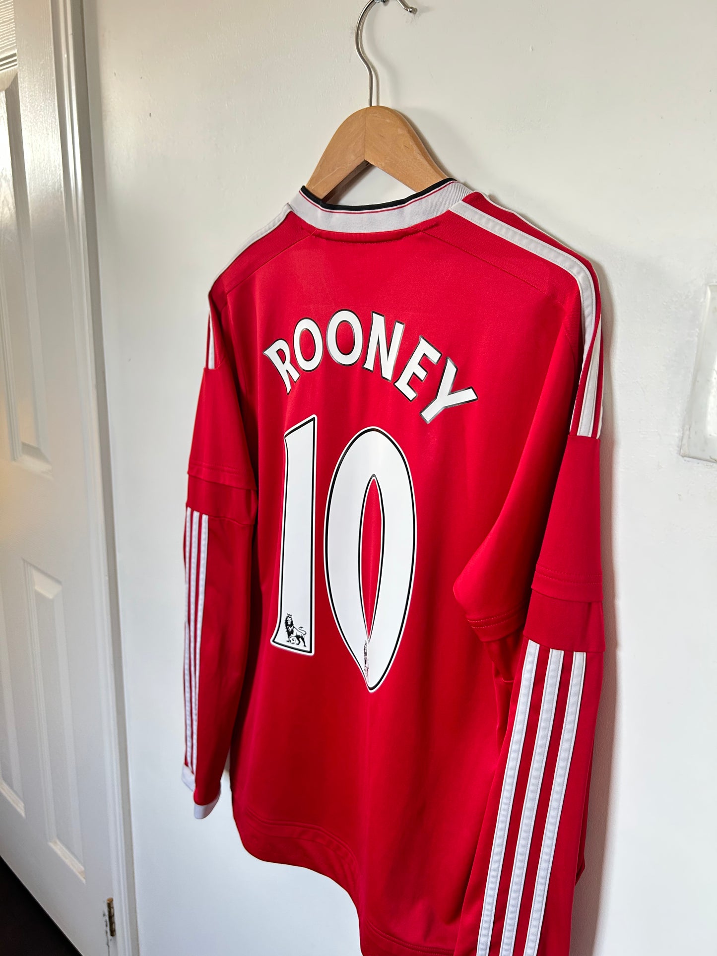 Manchester United 2015-16 Home Shirt L/S - Rooney #10 - M