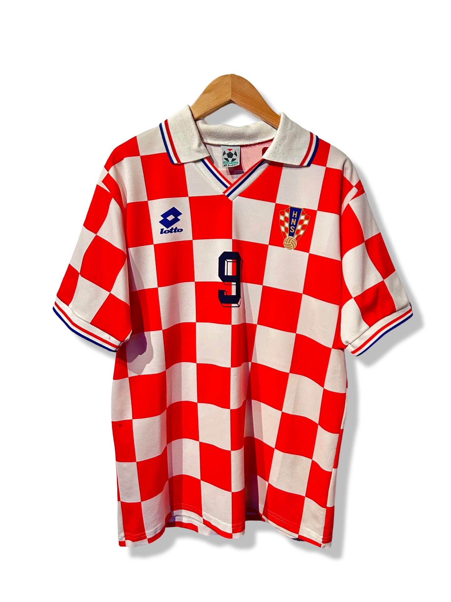 Croatia 1996-98 Home Shirt - Suker #9 - L