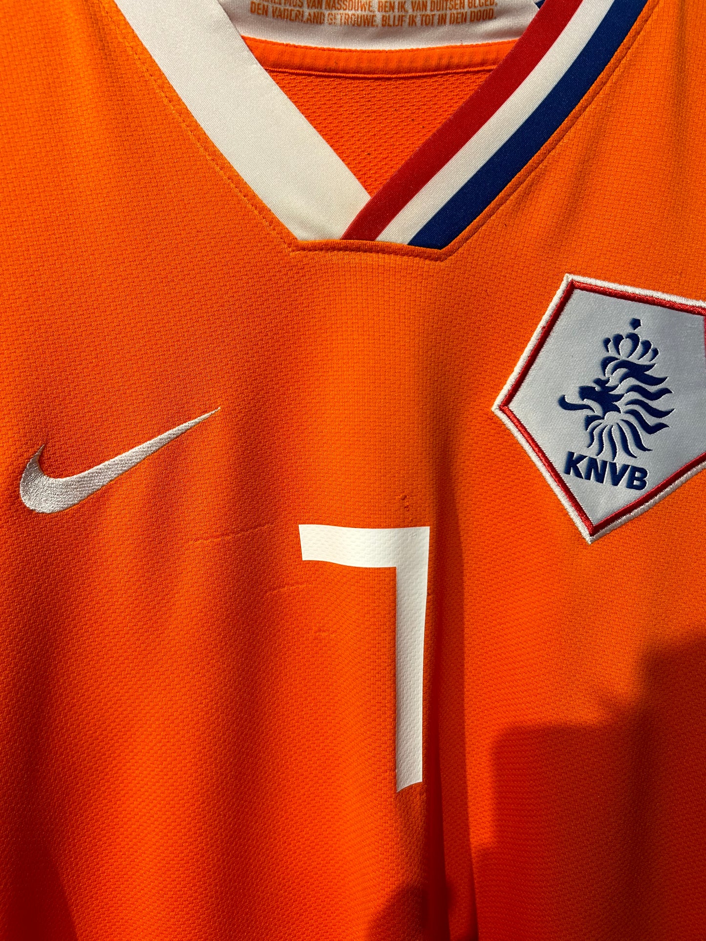 Netherlands 2008-10 Home Shirt - V. Persie #7